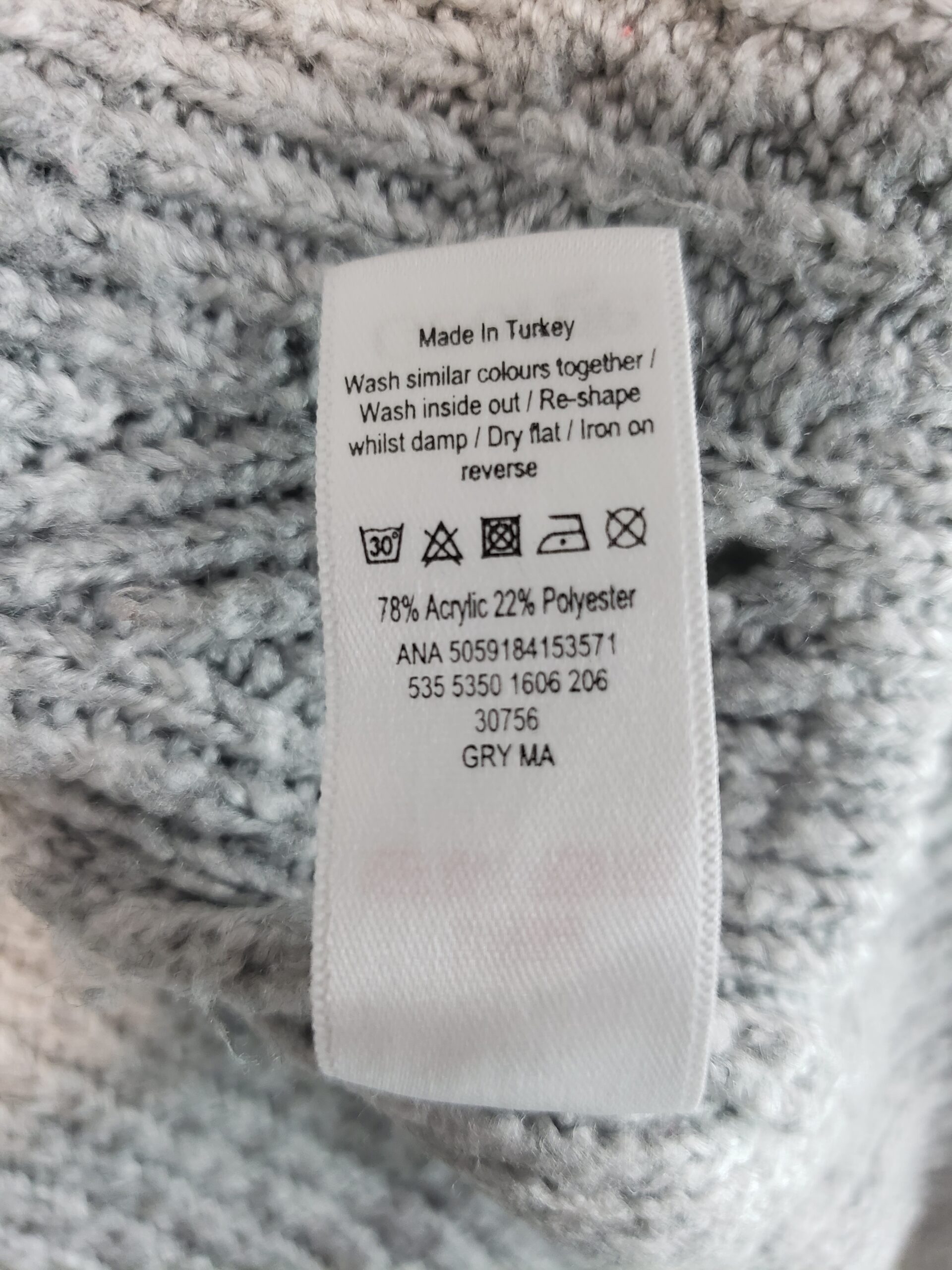 Сірий светр з високим коміром George - ідеальний повсякденний одяг 4 Сірий светр з високим коміром George - ідеальний повсякденний одяг - Зображення 4