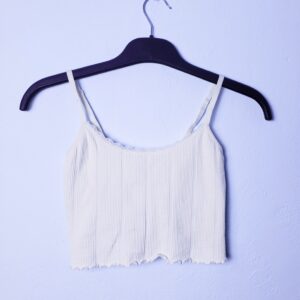 Білий жіночий топ Primark з мереживом розмір 38/40 - стильна базова річ