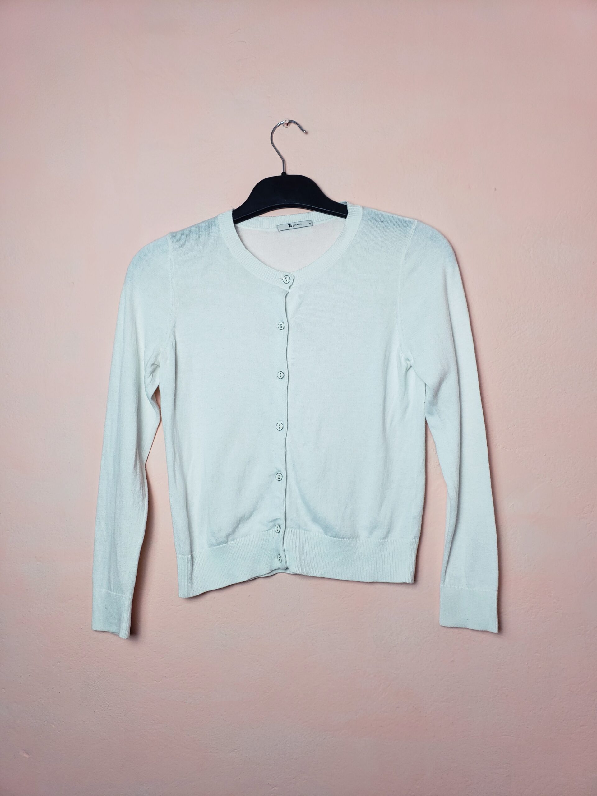 Стильний білий кардиган на гудзиках Tu Woman 1 Стильний білий кардиган на гудзиках Tu Woman