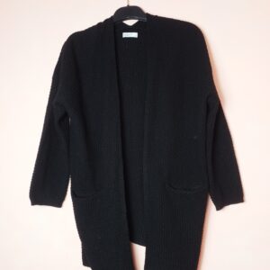 Чорний кардиган PAPAYA з акрилу - жіночий в'язаний кардиган розмір M