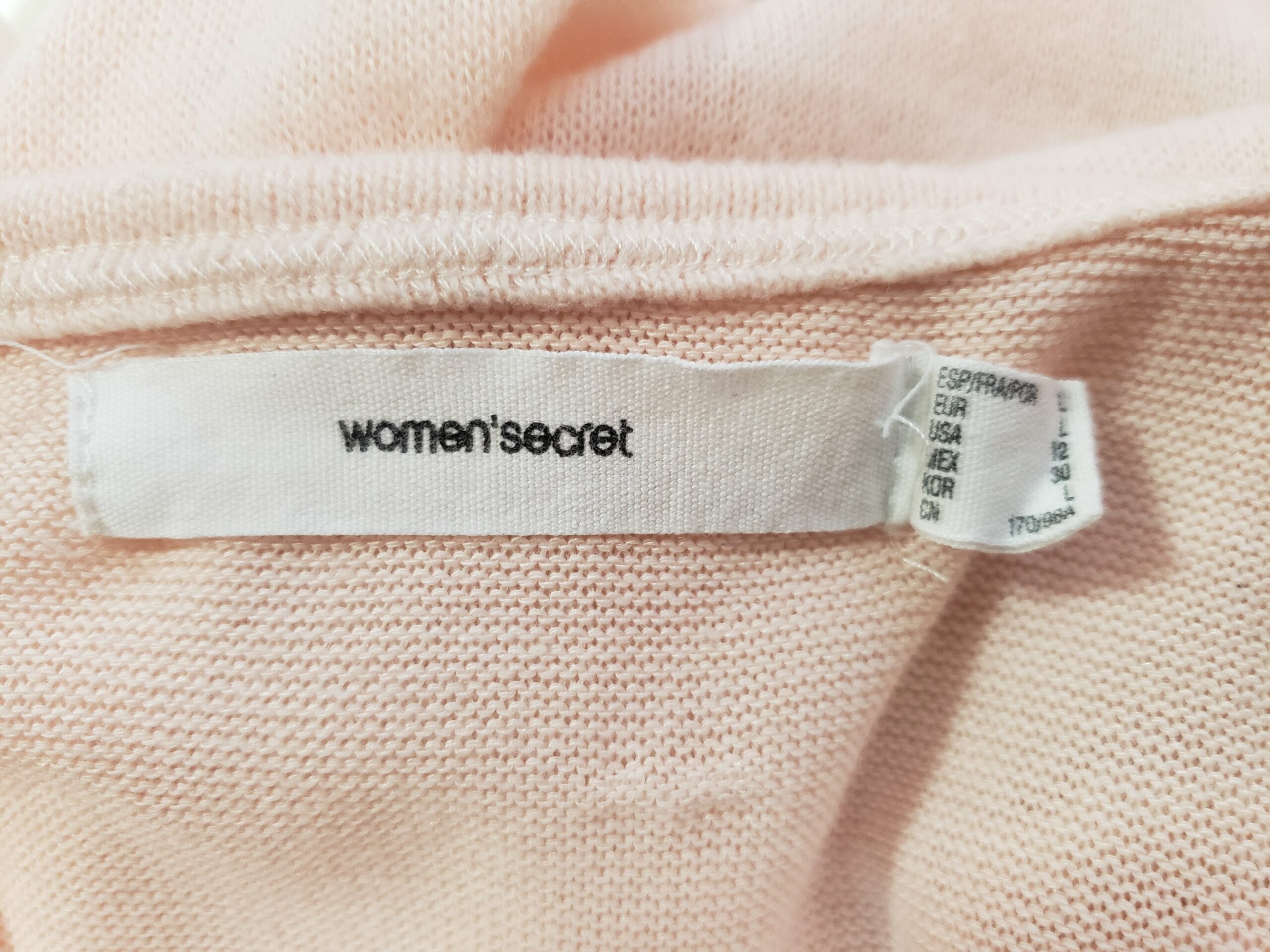 Ніжно-рожева кофта Women'secret для повсякденного носіння 4 Ніжно-рожева кофта Women'secret для повсякденного носіння - Зображення 4