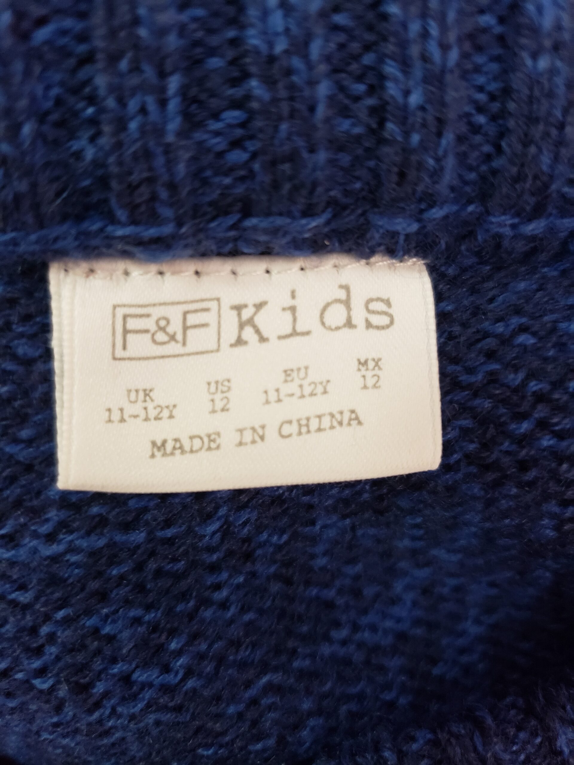 Дитячий светр з оленем темно-синій 11-12 років - теплий акриловий джемпер для дітей 3 Дитячий светр з оленем темно-синій 11-12 років - теплий акриловий джемпер для дітей - Зображення 3