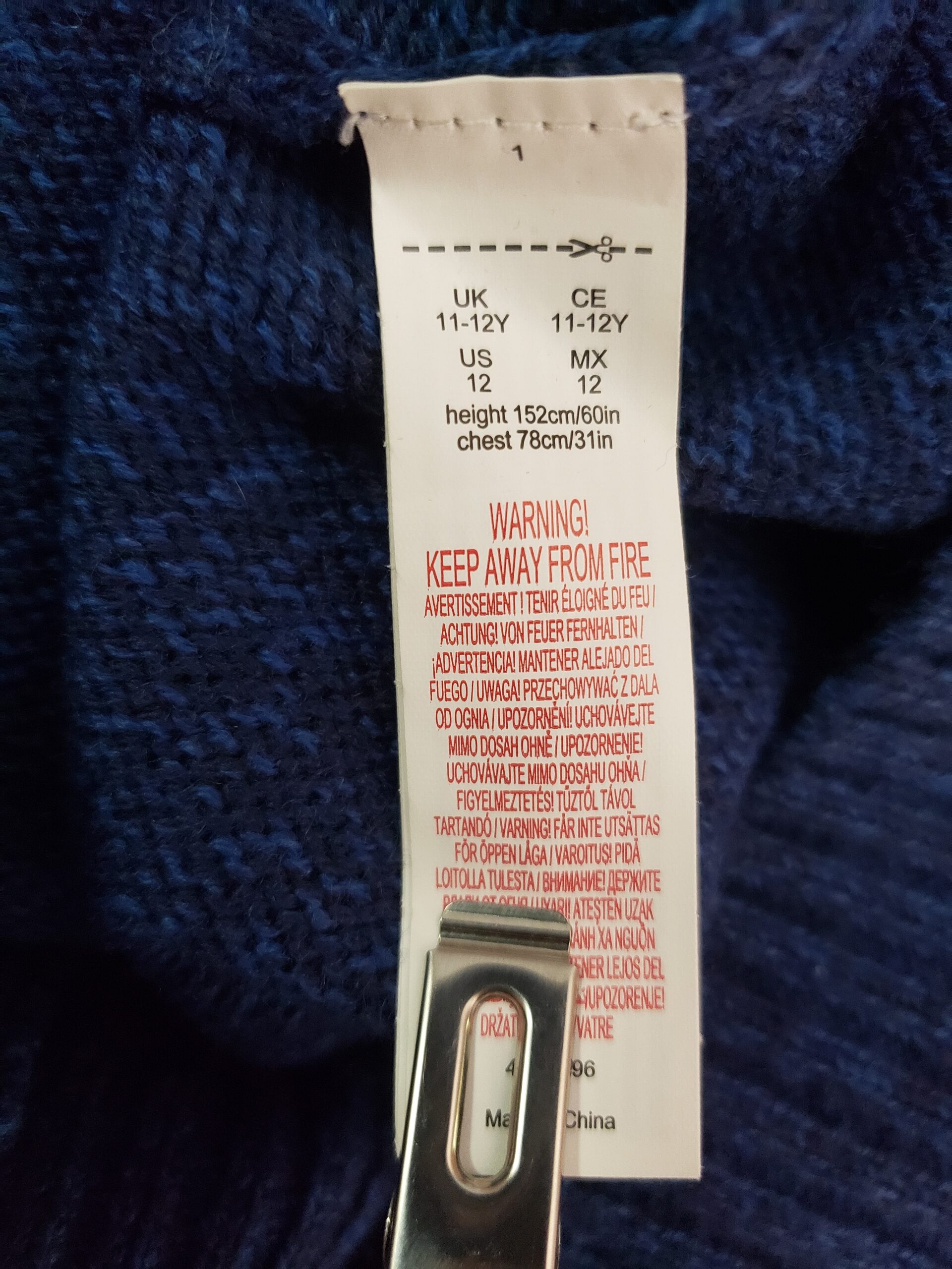 Дитячий светр з оленем темно-синій 11-12 років - теплий акриловий джемпер для дітей 4 Дитячий светр з оленем темно-синій 11-12 років - теплий акриловий джемпер для дітей - Зображення 4