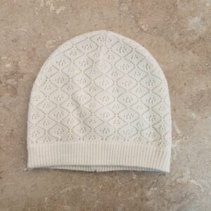 Стильна Бежева Шапочка для Дітей 3-6 років - Елегантний Акриловий Аксесуар з Ажурним Візерунком