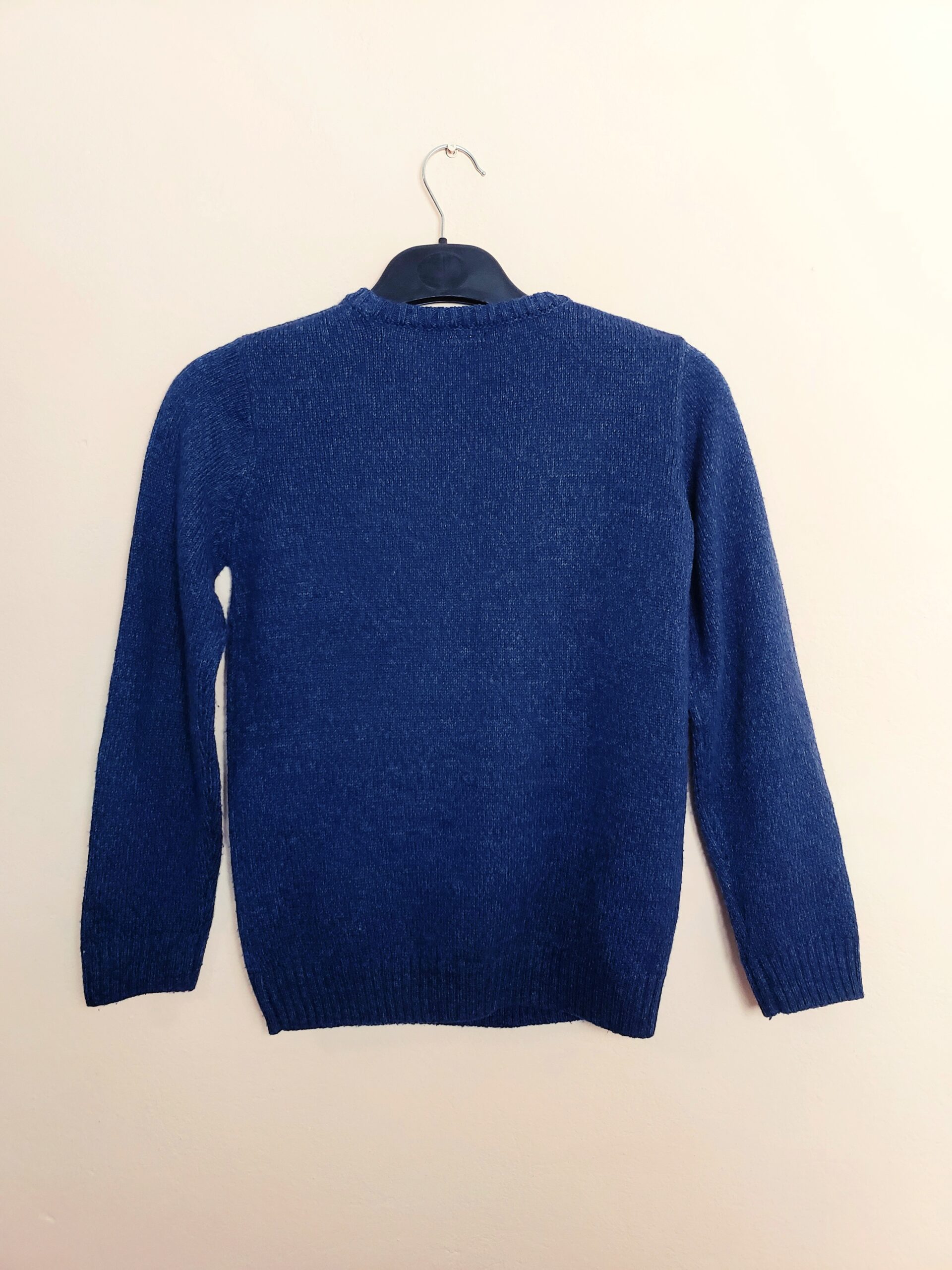 Дитячий светр з оленем темно-синій 11-12 років - теплий акриловий джемпер для дітей 2 Дитячий светр з оленем темно-синій 11-12 років - теплий акриловий джемпер для дітей - Зображення 2