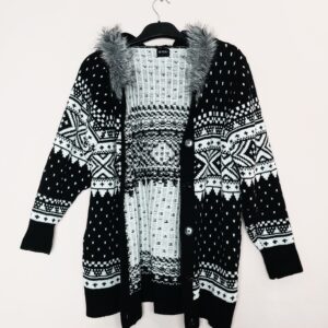 Зимовий кардиган з норвезьким принтом BEYOU - тепла кофта для холодної погоди