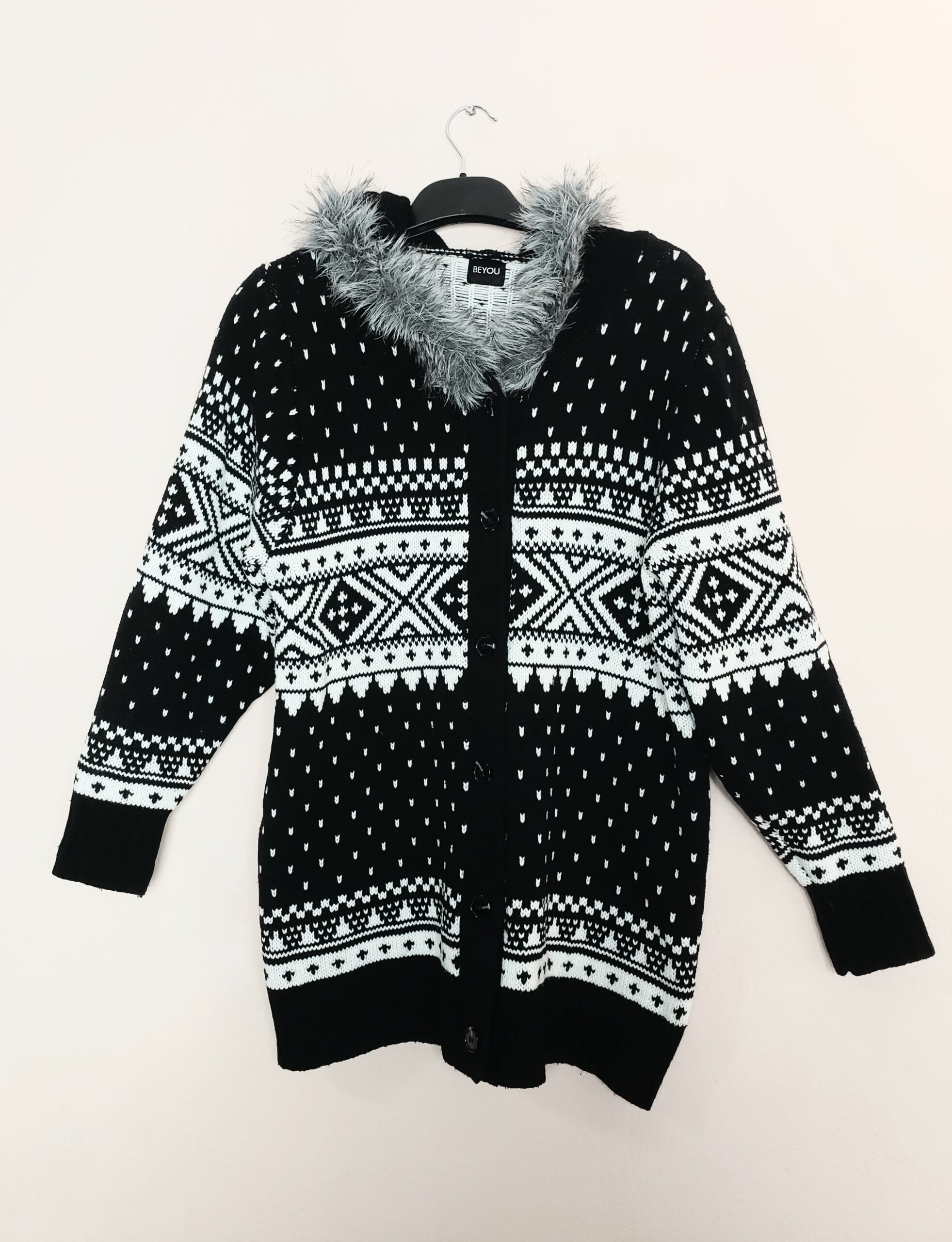 Зимовий кардиган з норвезьким принтом BEYOU - тепла кофта для холодної погоди 2 Зимовий кардиган з норвезьким принтом BEYOU - тепла кофта для холодної погоди - Зображення 2