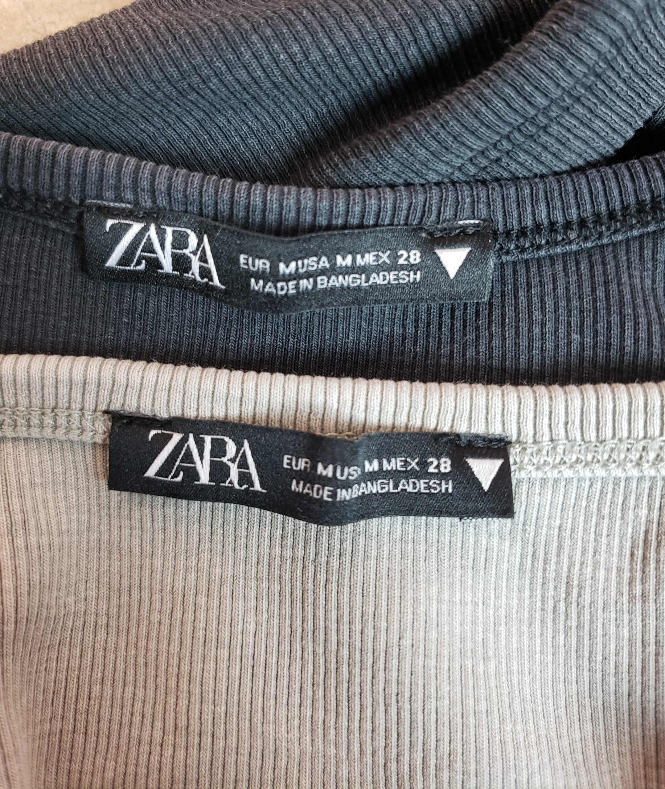 Топ Zara жіночий сірий бавовна еластан вживаний ідеальний стан - комплект 2 шт 6 Топ Zara жіночий сірий бавовна еластан вживаний ідеальний стан - комплект 2 шт - Зображення 6