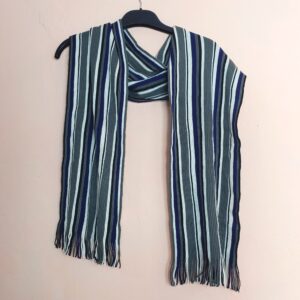 Стильний акриловий шарф в смужку 178 см - універсальний аксесуар для будь-якого сезону