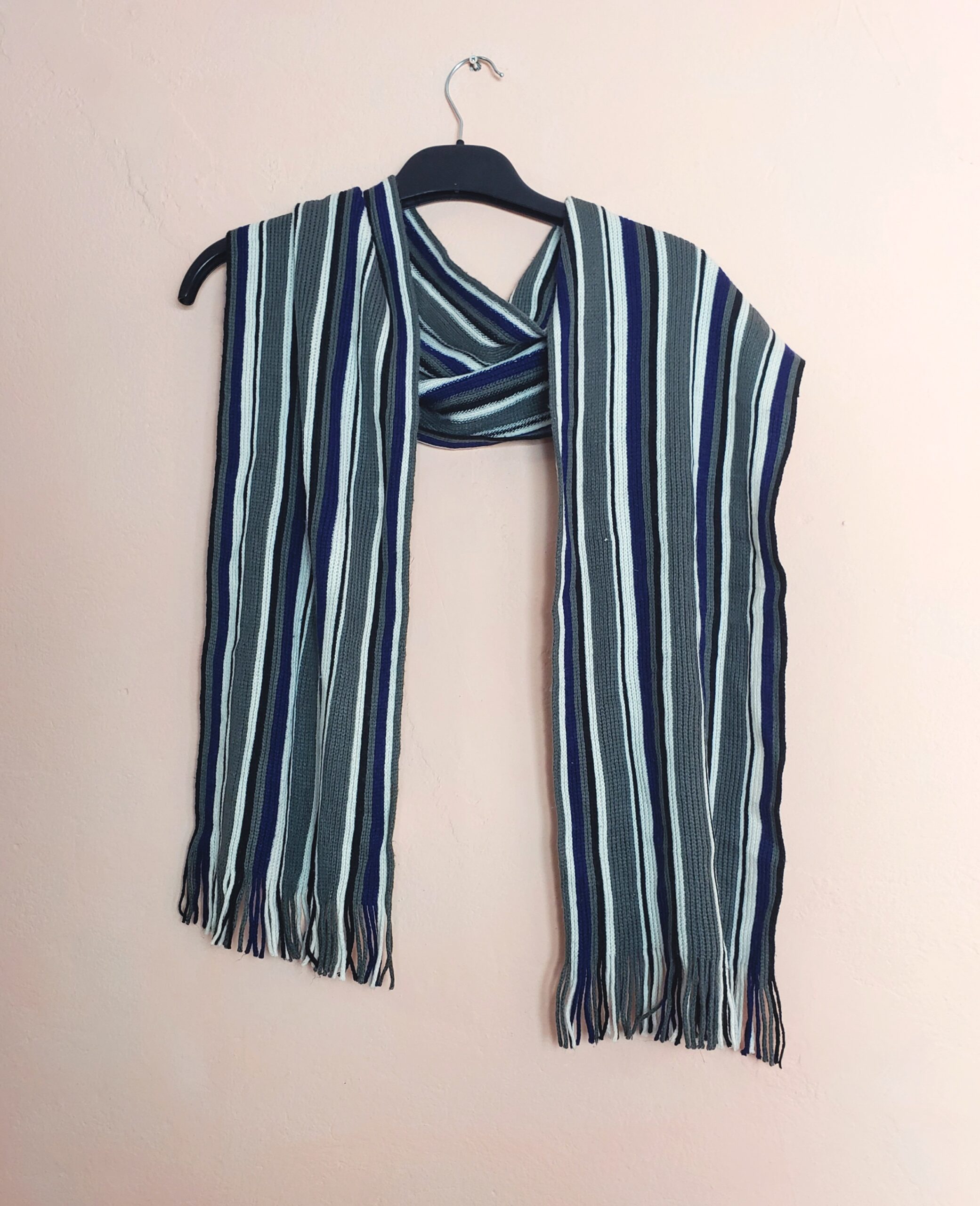 Стильний акриловий шарф в смужку 178 см - універсальний аксесуар для будь-якого сезону 1 Стильний акриловий шарф в смужку 178 см - універсальний аксесуар для будь-якого сезону