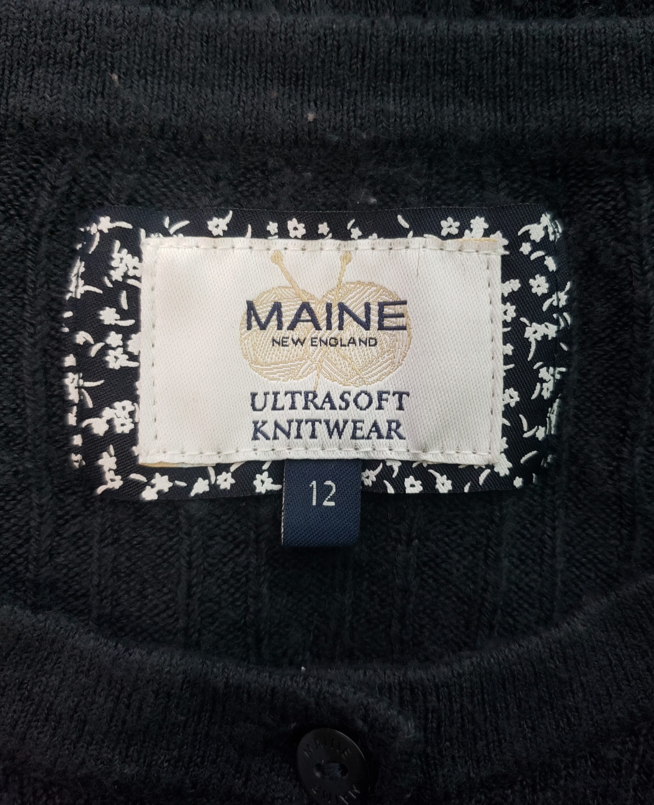 Жіночий кардиган темно-синій Maine Ultrasoft Knitwear акрил вживаний ідеальний стан 3 Жіночий кардиган темно-синій Maine Ultrasoft Knitwear акрил вживаний ідеальний стан - Зображення 3