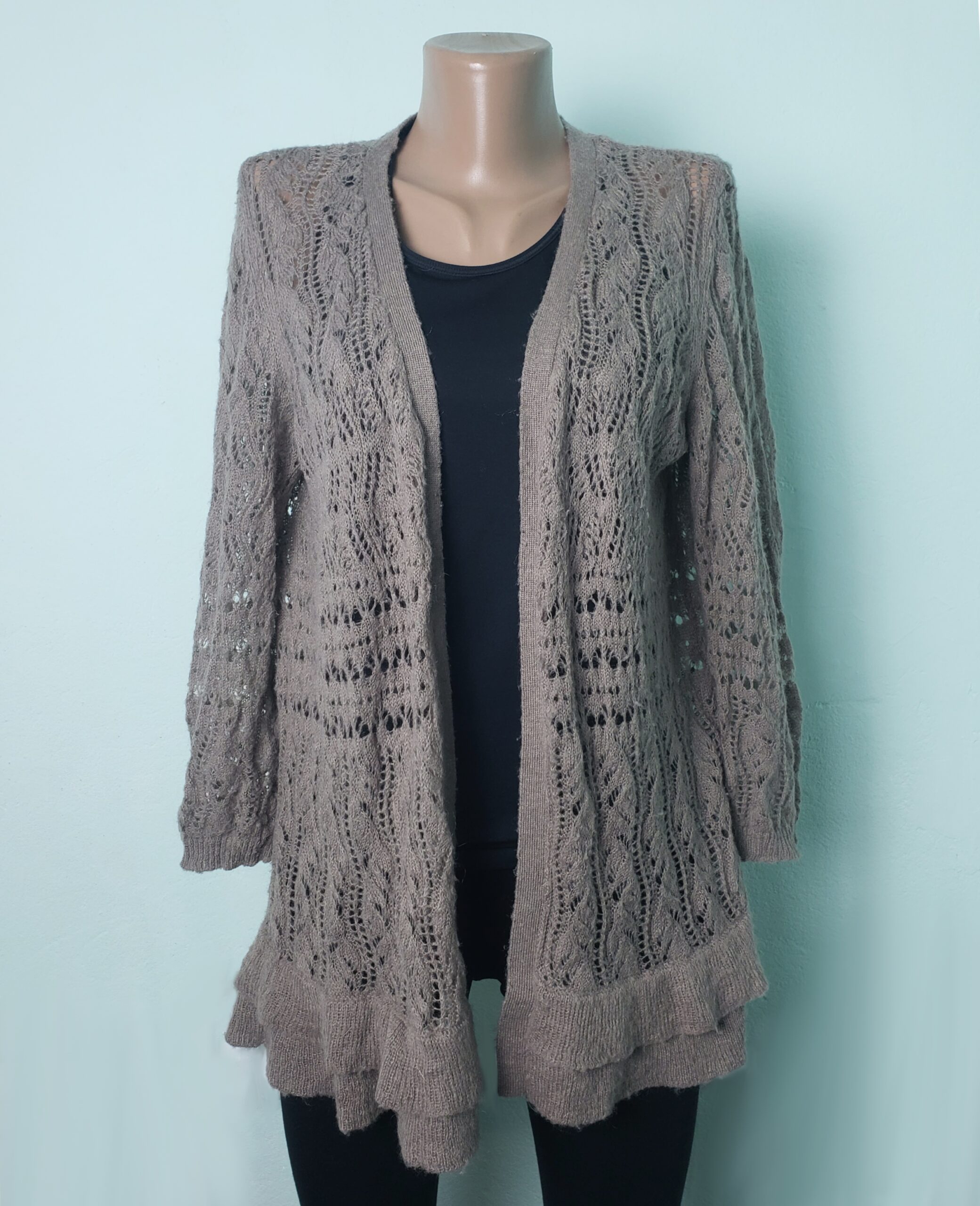 Стильний ажурний кардиган JOHN ROCHA - елегантна модна кофта з унікальним візерунком 1 Стильний ажурний кардиган JOHN ROCHA - елегантна модна кофта з унікальним візерунком