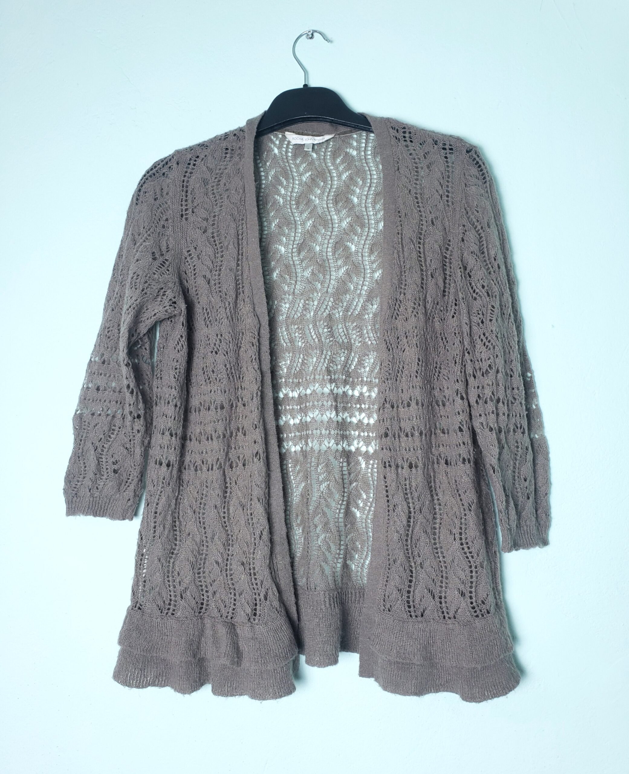 Стильний ажурний кардиган JOHN ROCHA - елегантна модна кофта з унікальним візерунком 2 Стильний ажурний кардиган JOHN ROCHA - елегантна модна кофта з унікальним візерунком - Зображення 2