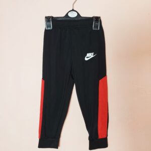 Спортивні штани Nike дитячі чорно-червоні з поліестеру 86-92 см