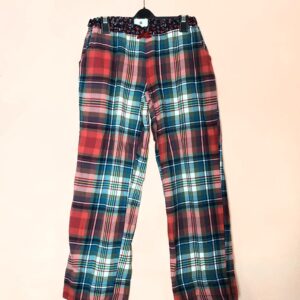 Стильні багатокольорові штани в клітку - модний винтажний тренд для унікального образу