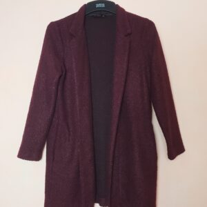Елегантний бордовий кардиган F&F букле з кишенями