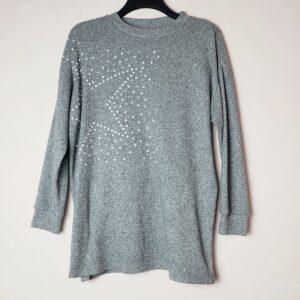 Сірий светр жіночий з декором F&F