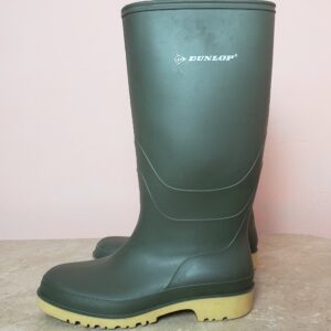 Гумові чоботи Dunlop 40/41 хакі - професійні водонепроникні чоботи для роботи