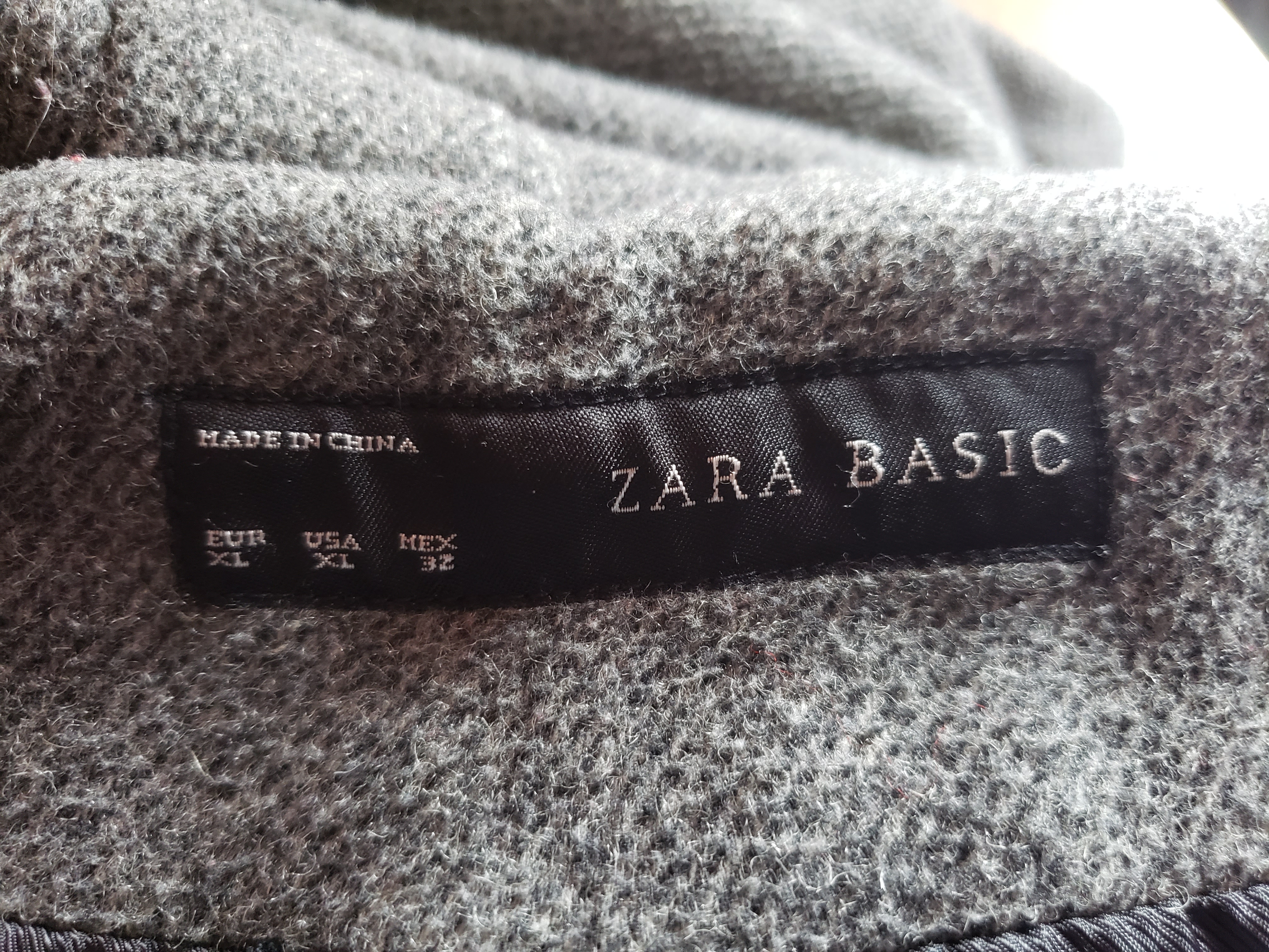 Жіноче сіре пальто Zara розмір XL 8 Жіноче сіре пальто Zara розмір XL - Зображення 8