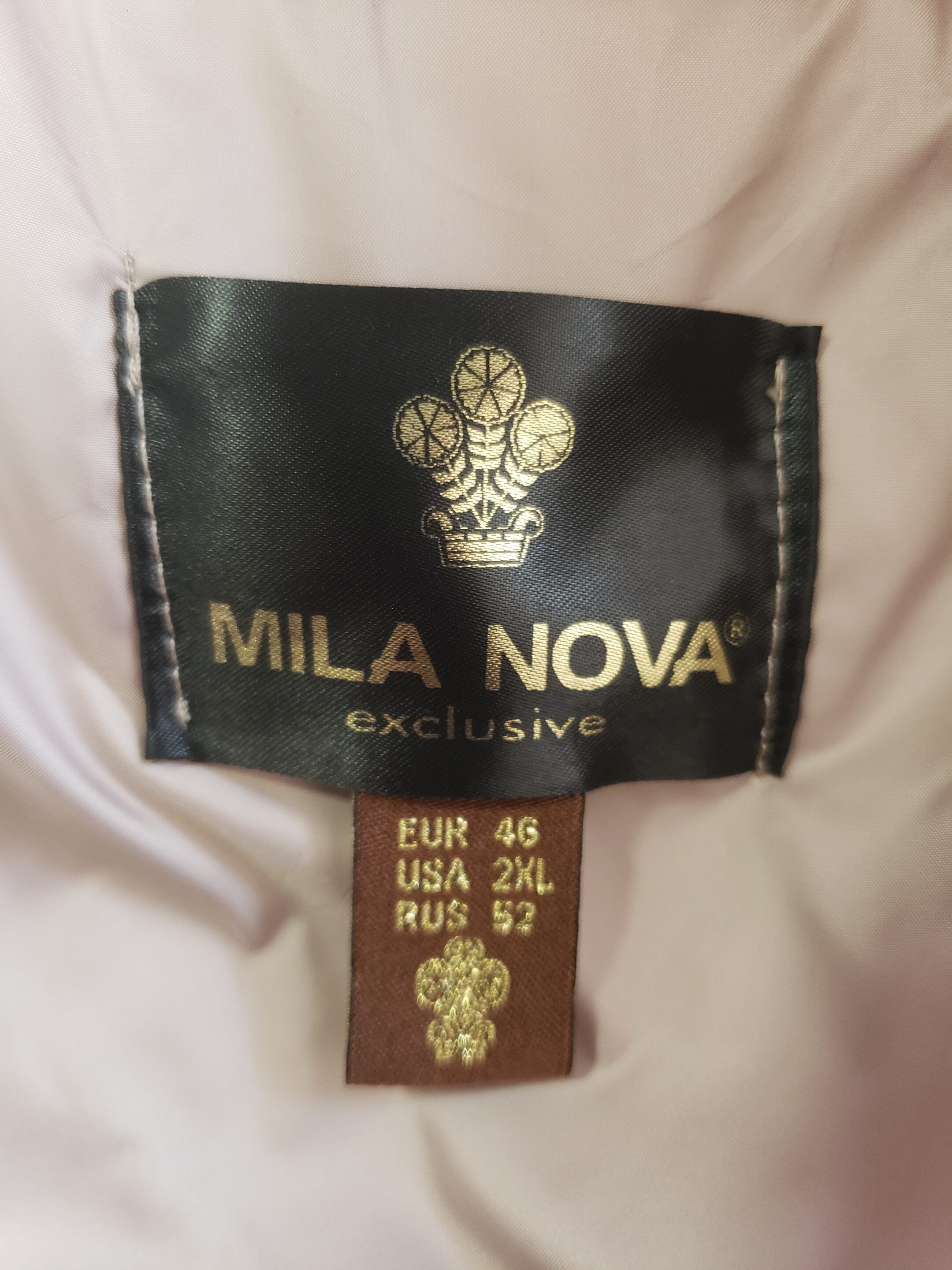 Жіноче ніжно-рожеве пальто Mila Nova зимове розмір 2XL 9 Жіноче ніжно-рожеве пальто Mila Nova зимове розмір 2XL - Зображення 9