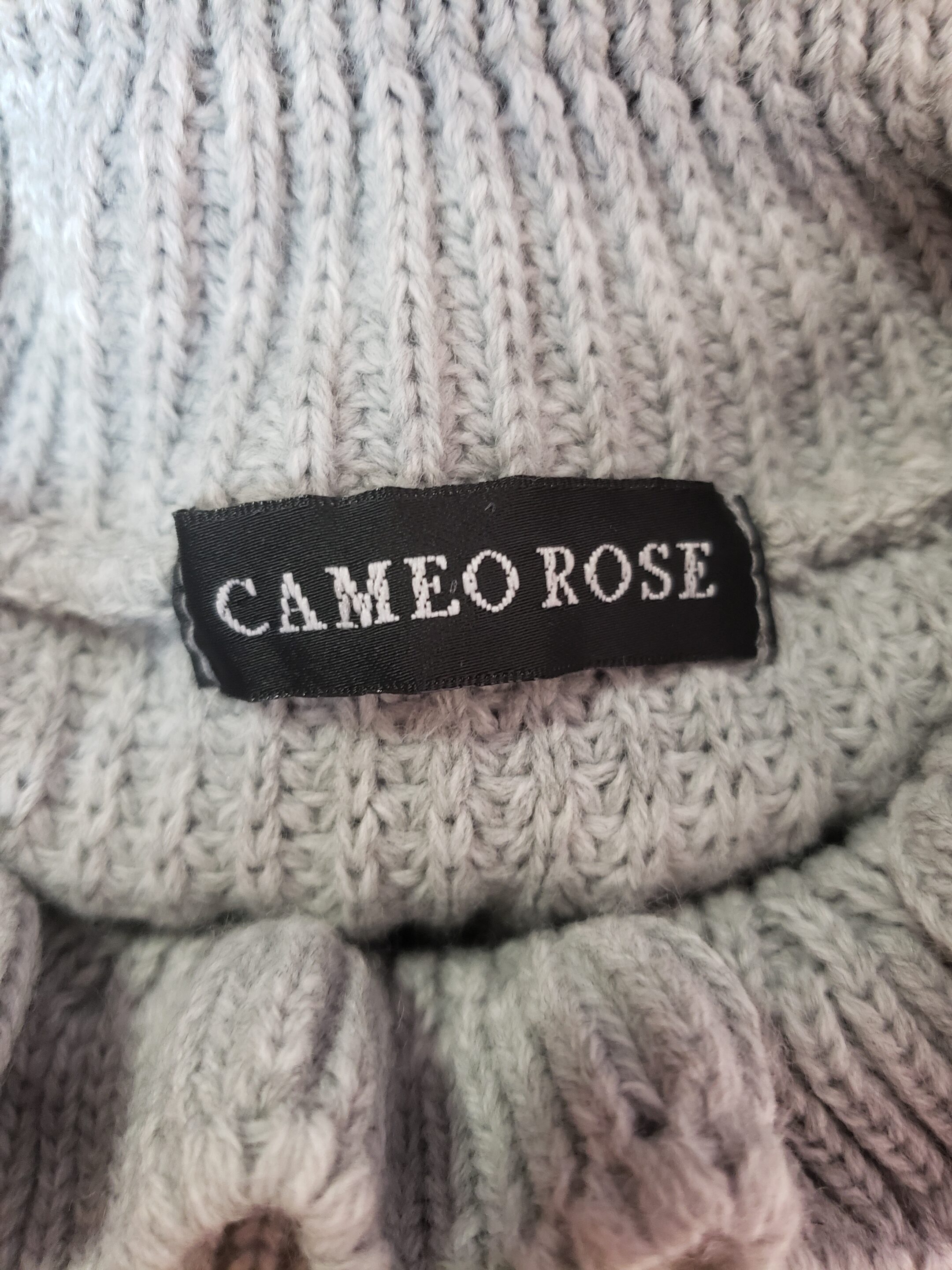 Для жінок сірий светр CAMEO ROSE розмір L 3 Для жінок сірий светр CAMEO ROSE розмір L - Зображення 3