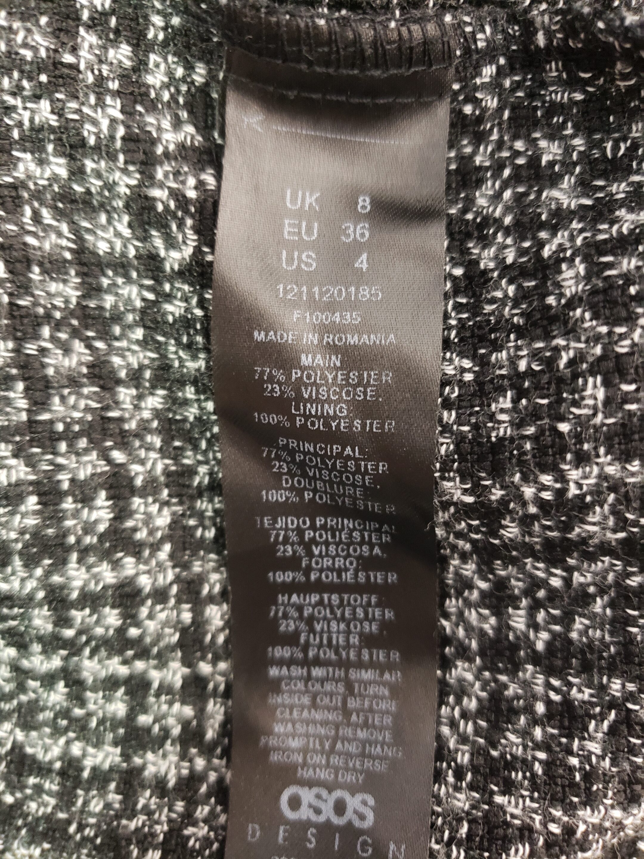 Жіночий сірий комбінезон ASOS DESIGN розмір S 9 Жіночий сірий комбінезон ASOS DESIGN розмір S - Зображення 9