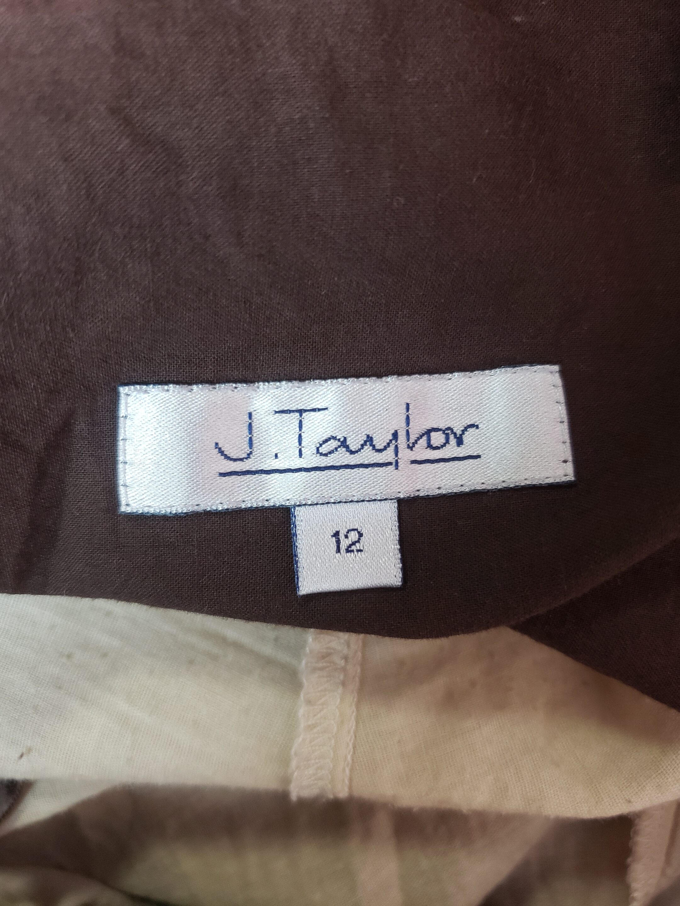 Жіноча коричнева спідниця J. Taylor розмір M/L розмір 12 5 Жіноча коричнева спідниця J. Taylor розмір M/L розмір 12 - Зображення 5