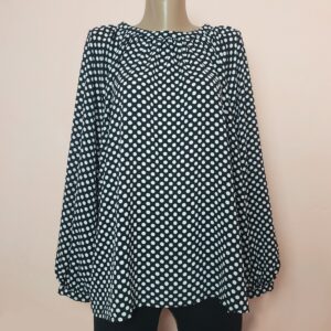 Стильна блузка в горошок M&S - ідеальна для офісу та повсякденного носіння