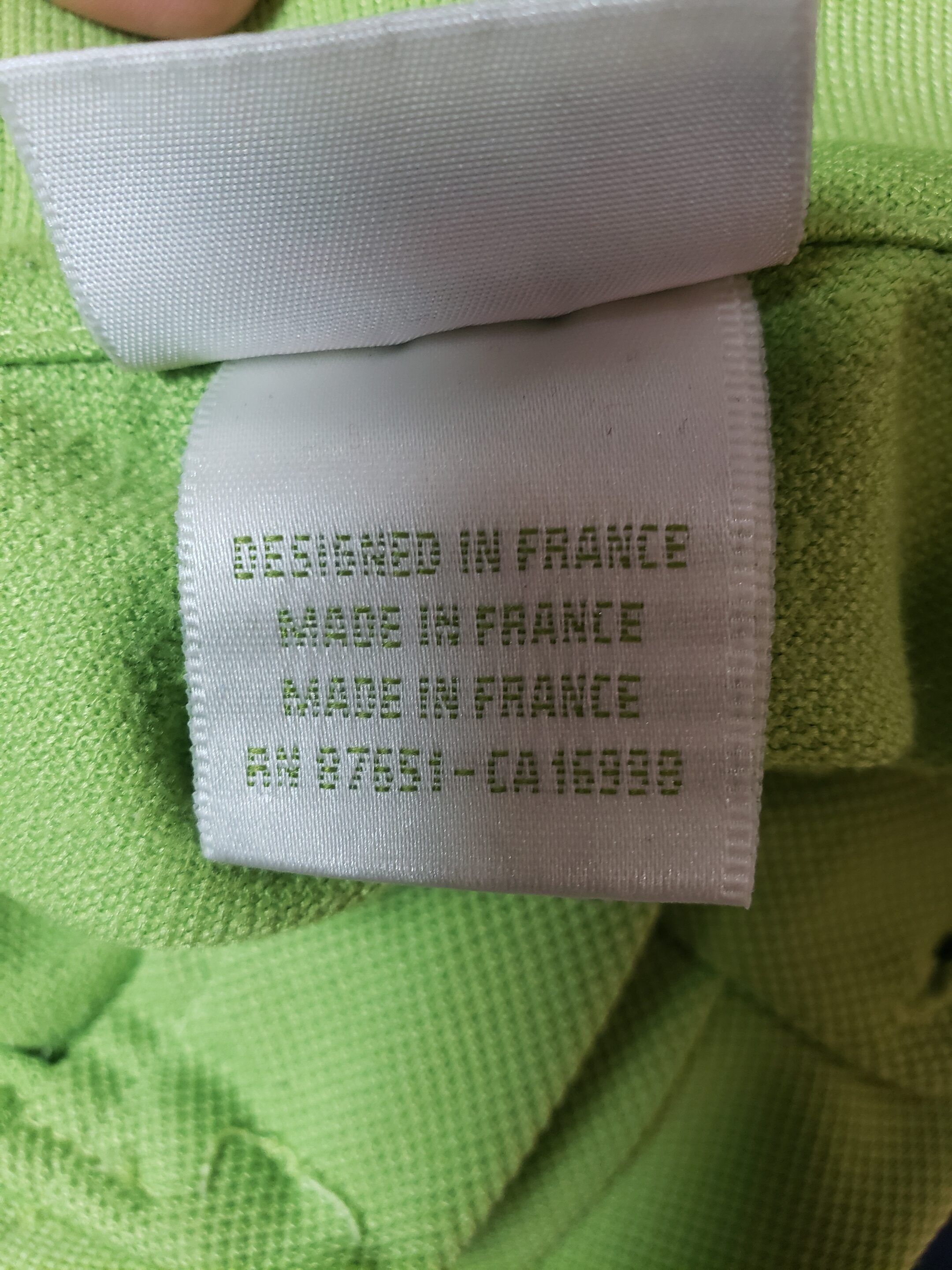 Чоловіче салатове поло Lacoste розмір XL 6 Чоловіче салатове поло Lacoste розмір XL - Зображення 6