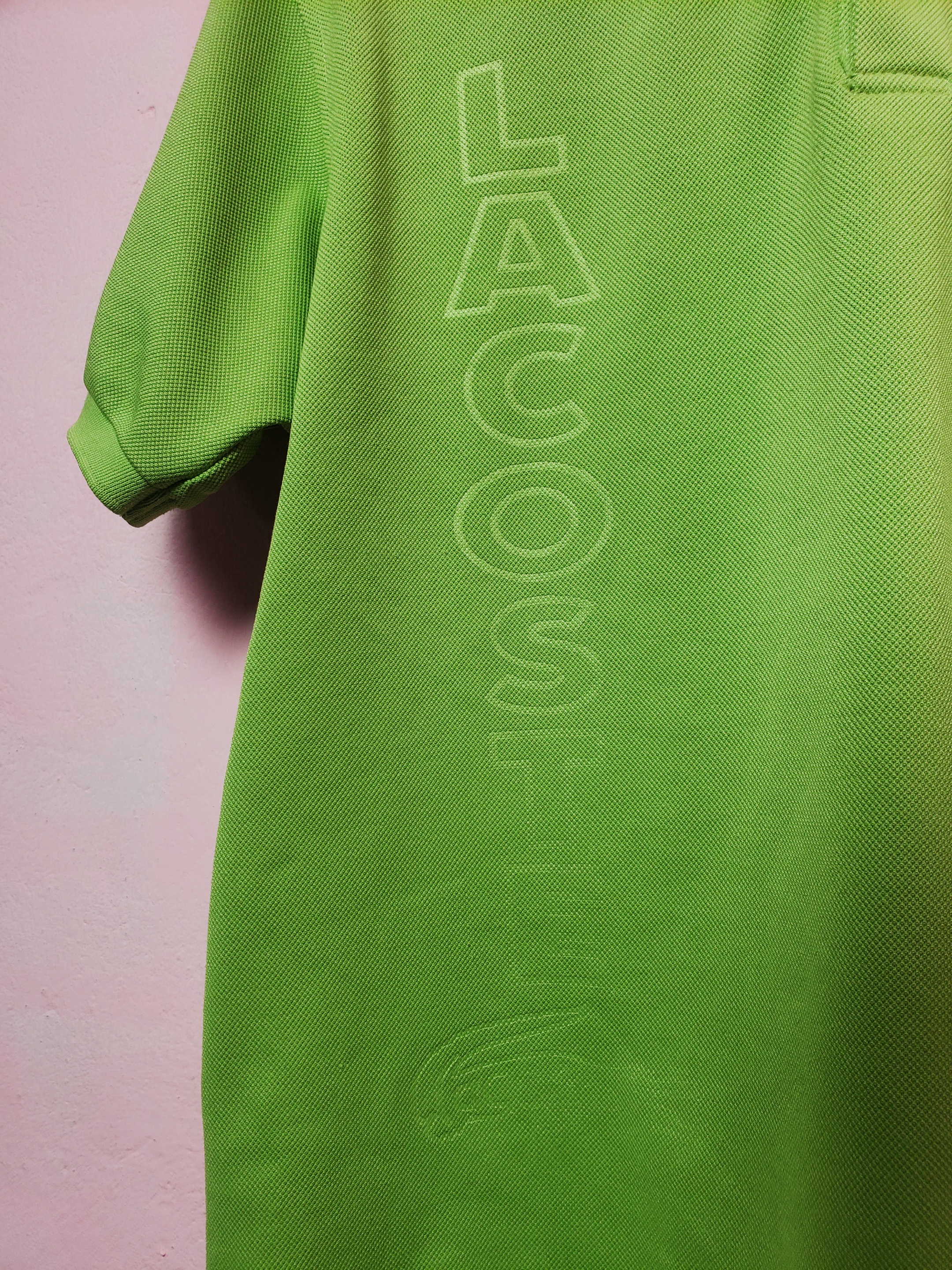 Чоловіче салатове поло Lacoste розмір XL 4 Чоловіче салатове поло Lacoste розмір XL - Зображення 4