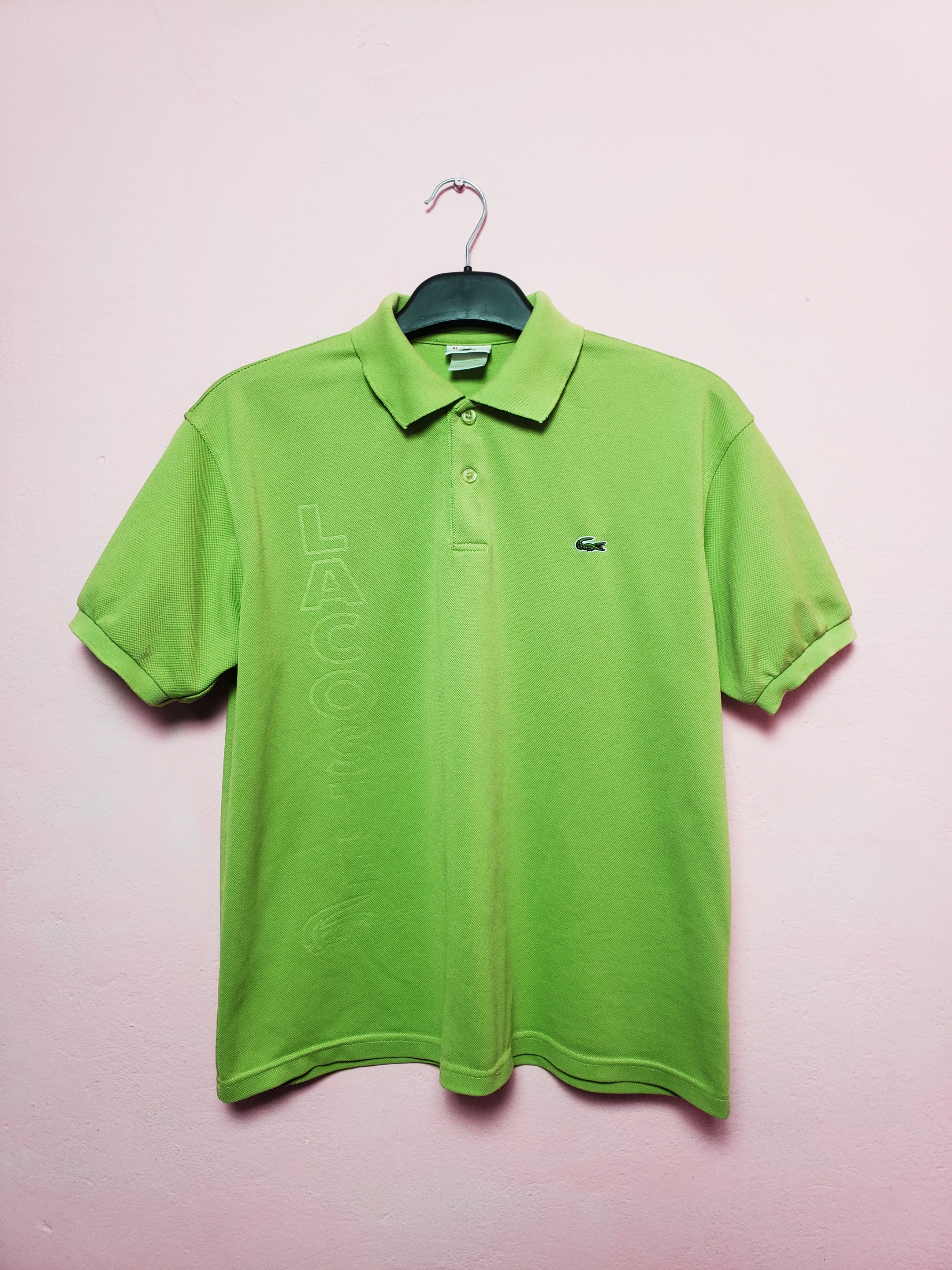 Чоловіче салатове поло Lacoste розмір XL 2 Чоловіче салатове поло Lacoste розмір XL - Зображення 2