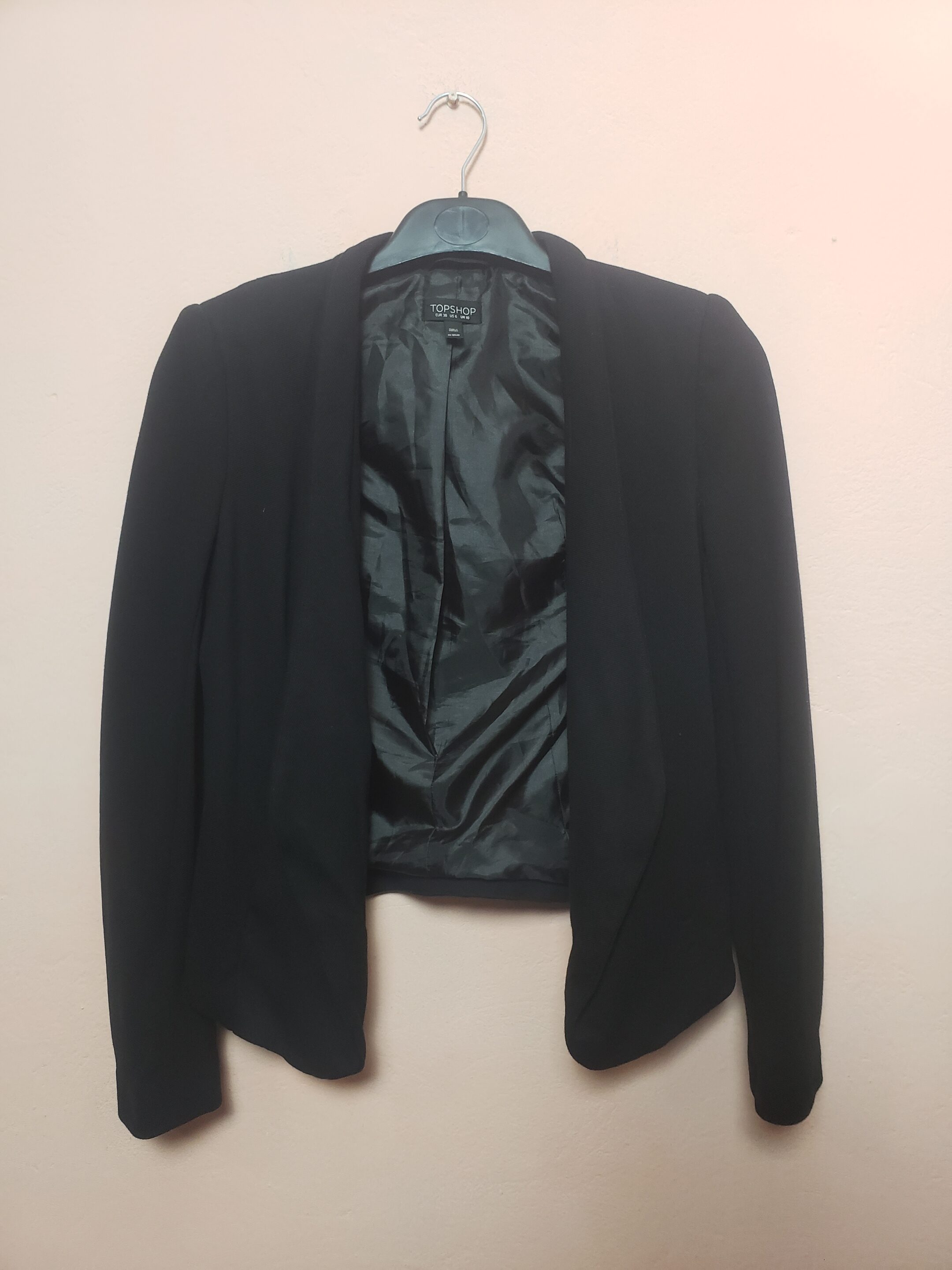 Жіночий чорний піджак Topshop розмір EUR 38 / US 6 / UK 10 3 Жіночий чорний піджак Topshop розмір EUR 38 / US 6 / UK 10 - Зображення 3