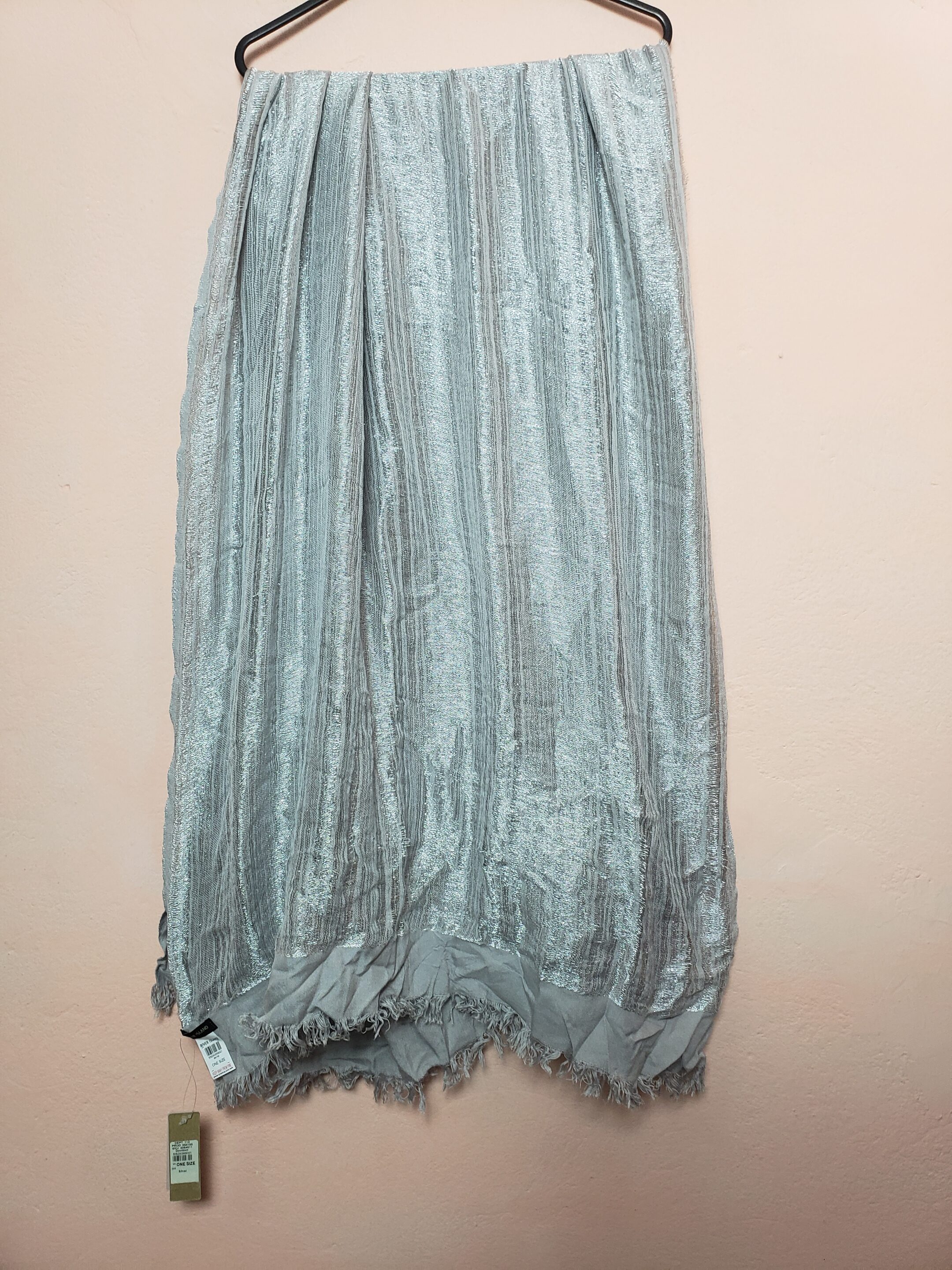 Жіноча срібляста шаль RIVER ISLAND розмір ONE SIZE 1 Жіноча срібляста шаль RIVER ISLAND розмір ONE SIZE