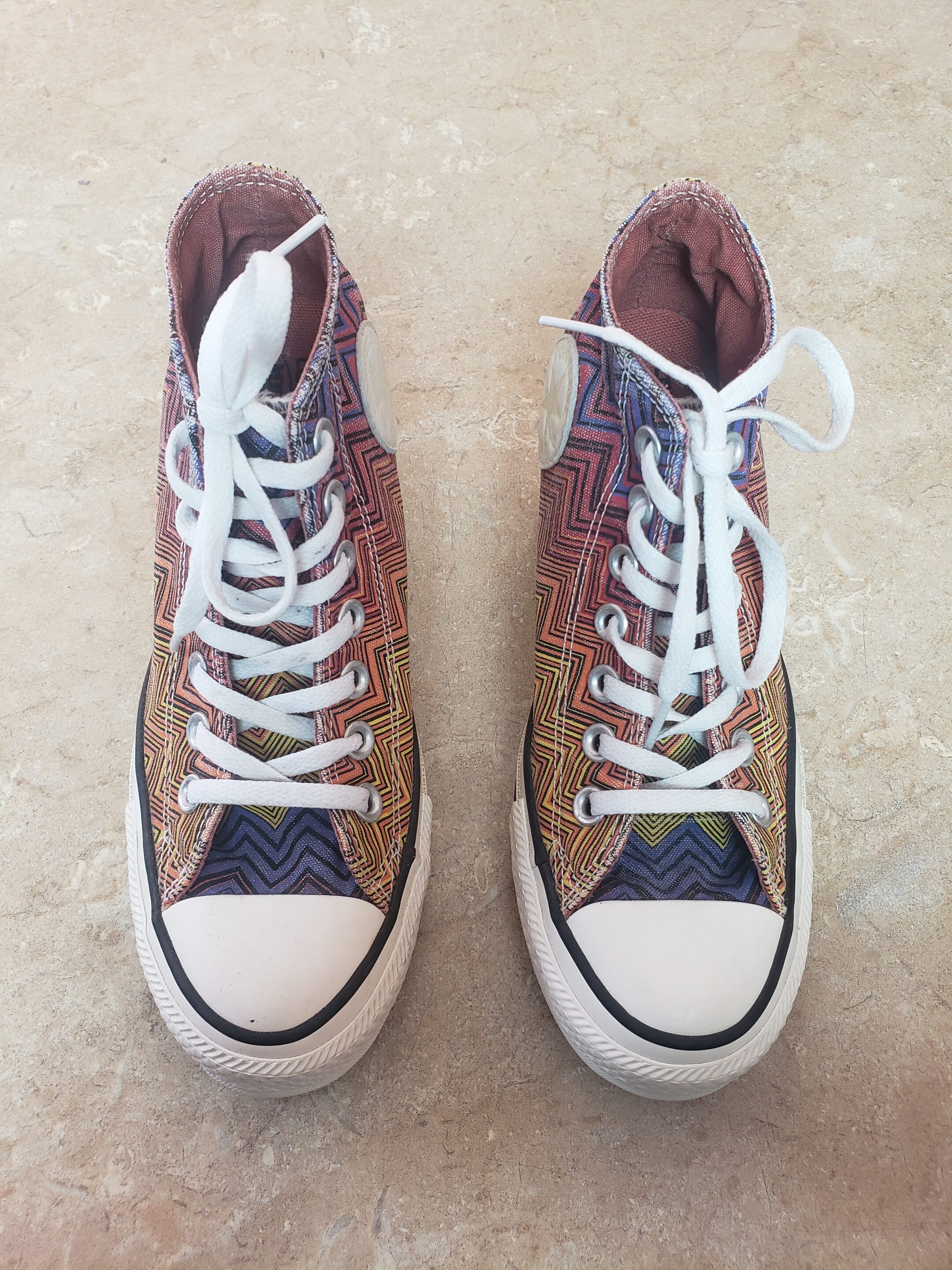 Жіночі різнокольорові кеди Converse весна, літо, осінь розмір 37 5 Жіночі різнокольорові кеди Converse весна, літо, осінь розмір 37 - Зображення 5