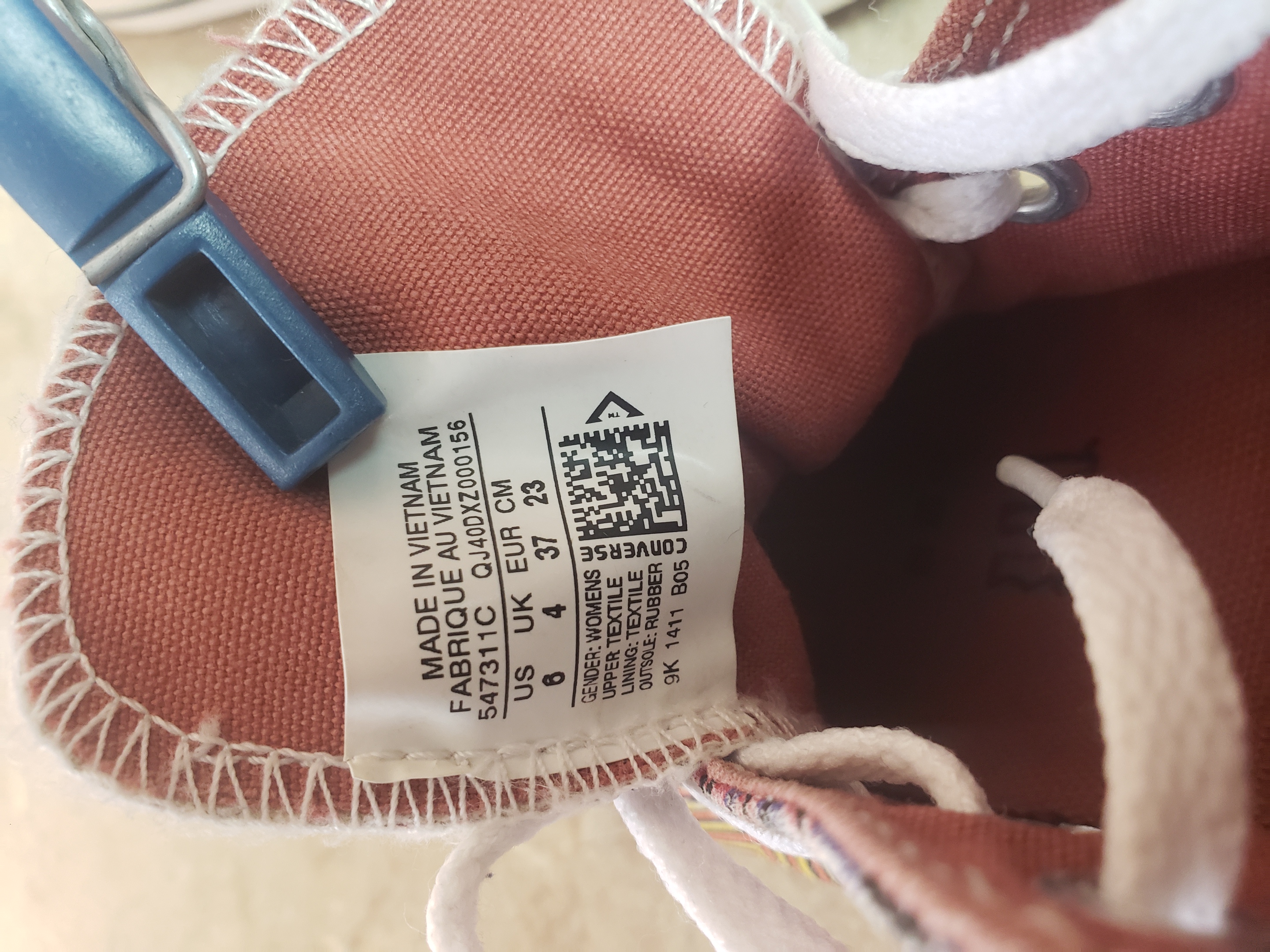 Жіночі різнокольорові кеди Converse весна, літо, осінь розмір 37 6 Жіночі різнокольорові кеди Converse весна, літо, осінь розмір 37 - Зображення 6
