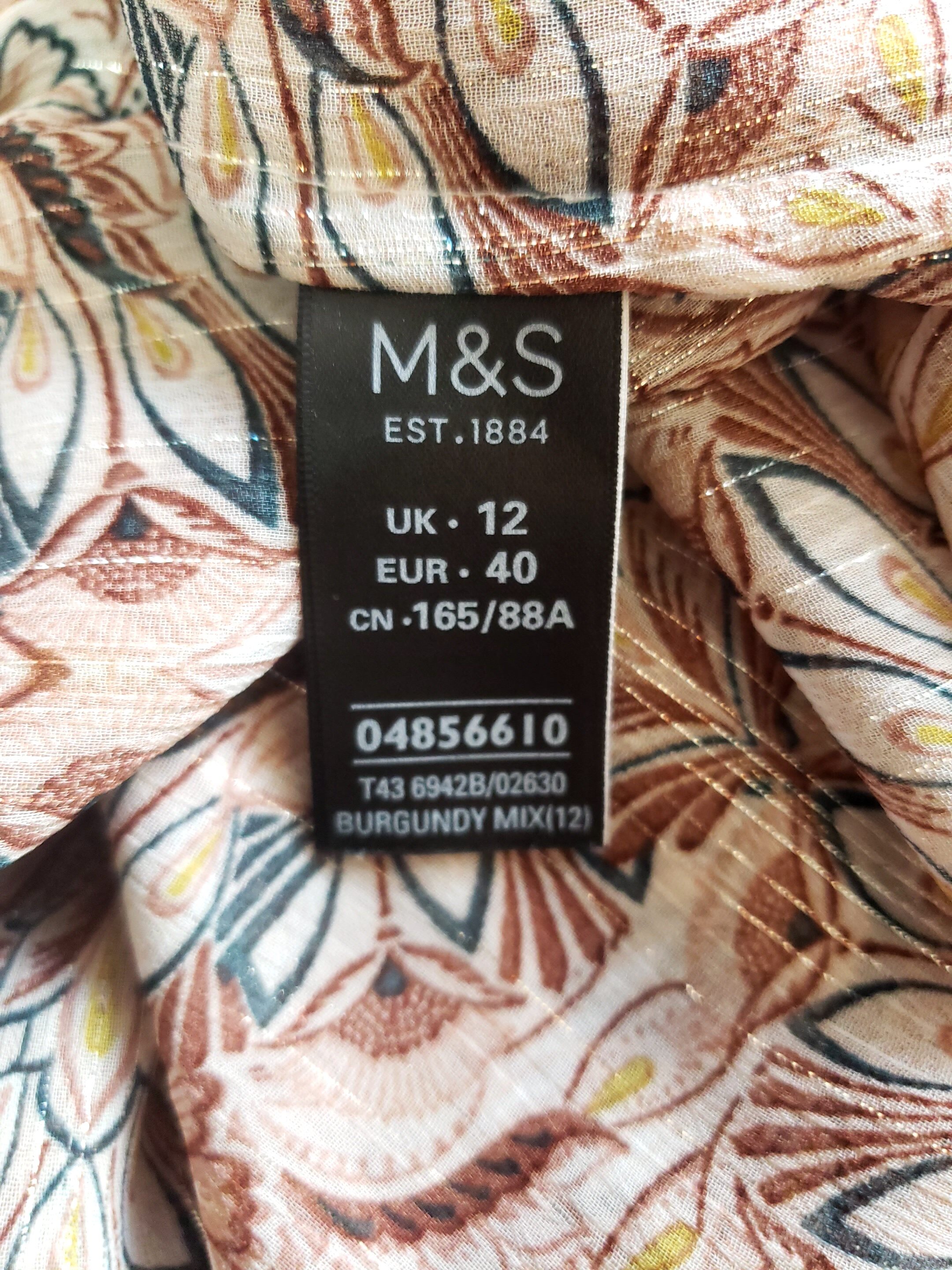 Жіноча бежева блуза Marks and Spencer розмір EUR 40 5 Жіноча бежева блуза Marks and Spencer розмір EUR 40 - Зображення 5