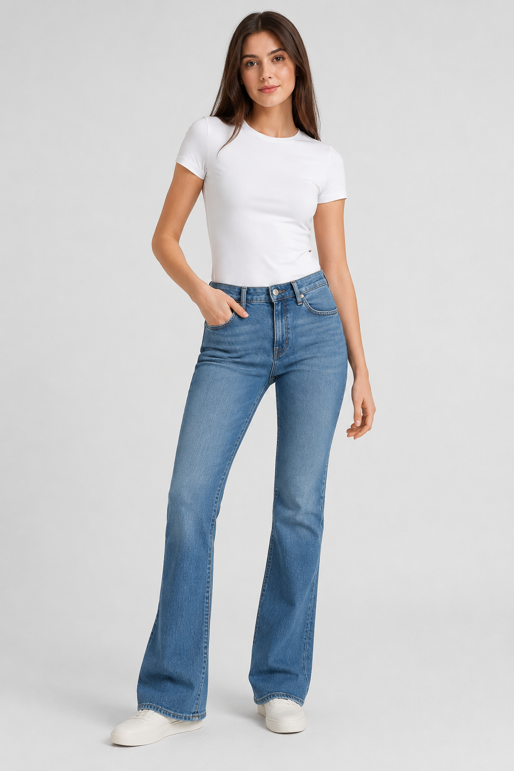 Жіночі блакитні джинси &DENIM розмір 32 / 30 1 Жіночі блакитні джинси &DENIM розмір 32 / 30