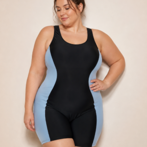 Жіночий чорний спортивний купальник розмір 3XL