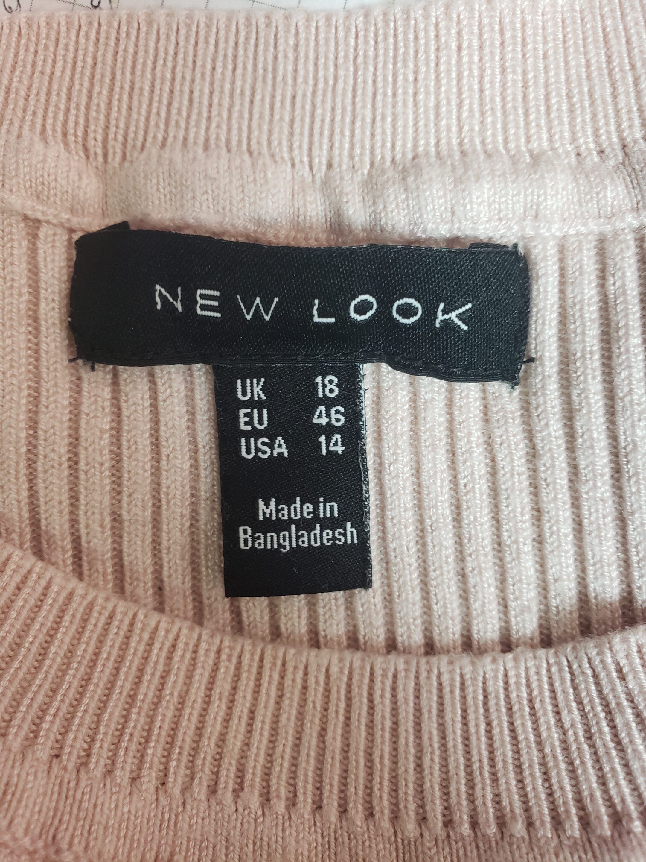 Жіночий бежевий джемпер New Look розмір EU 46 3 Жіночий бежевий джемпер New Look розмір EU 46 - Зображення 3