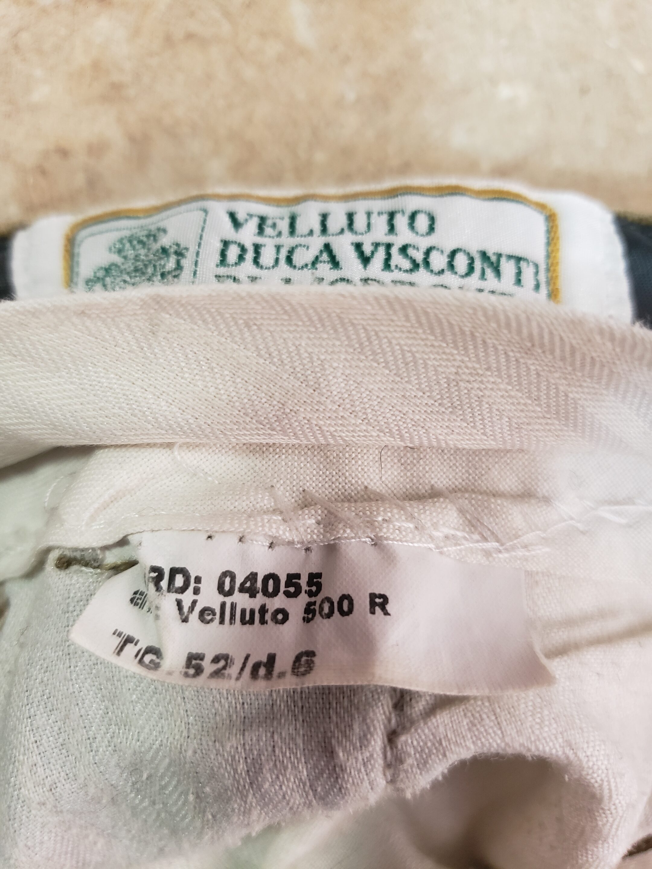Чоловічі оливкові брюки Velluto Duca Visconti di Modrone розмір 52 5 Чоловічі оливкові брюки Velluto Duca Visconti di Modrone розмір 52 - Зображення 5