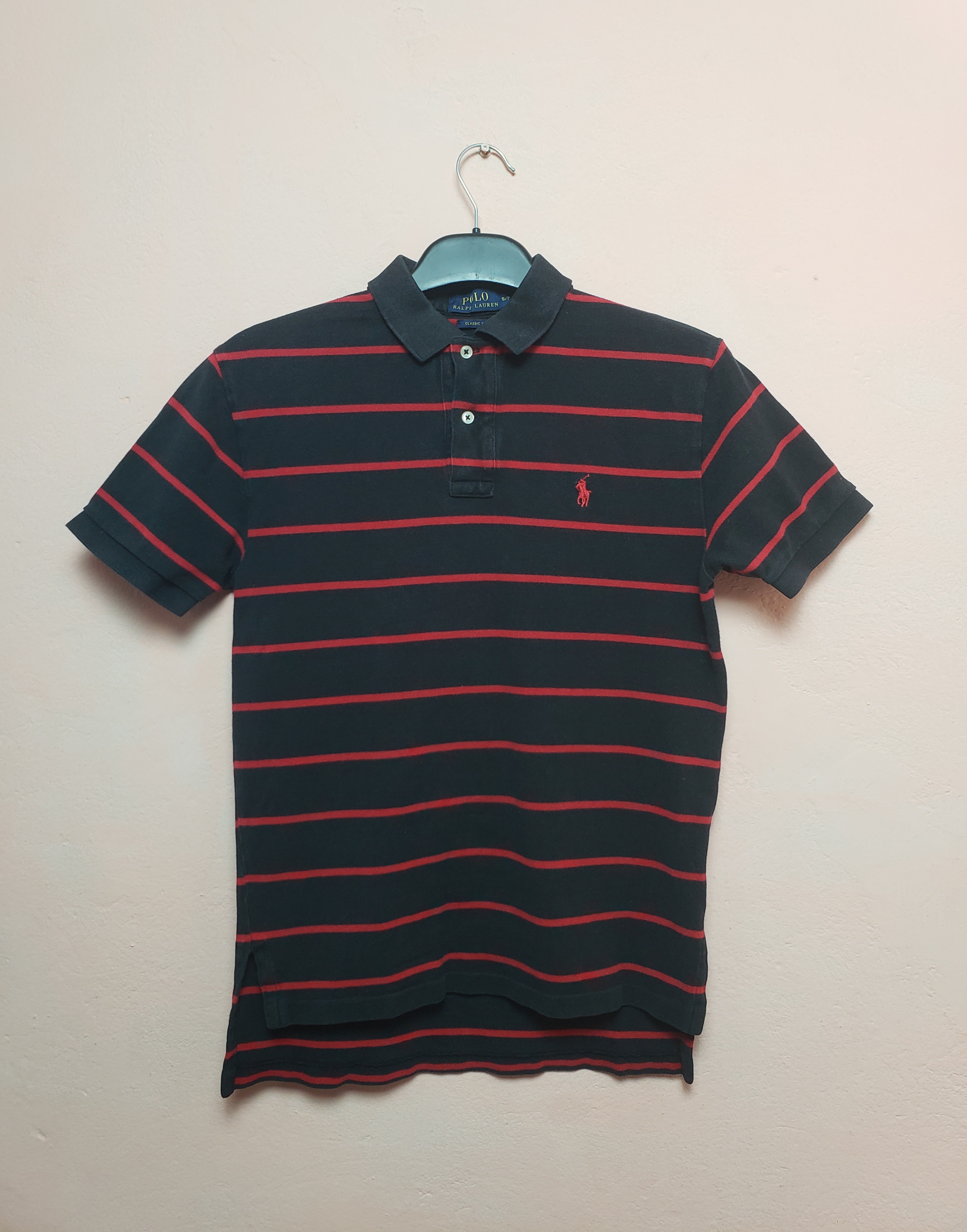 Чоловіче чорне поло Polo Ralph Lauren розмір S/M 1 Чоловіче чорне поло Polo Ralph Lauren розмір S/M