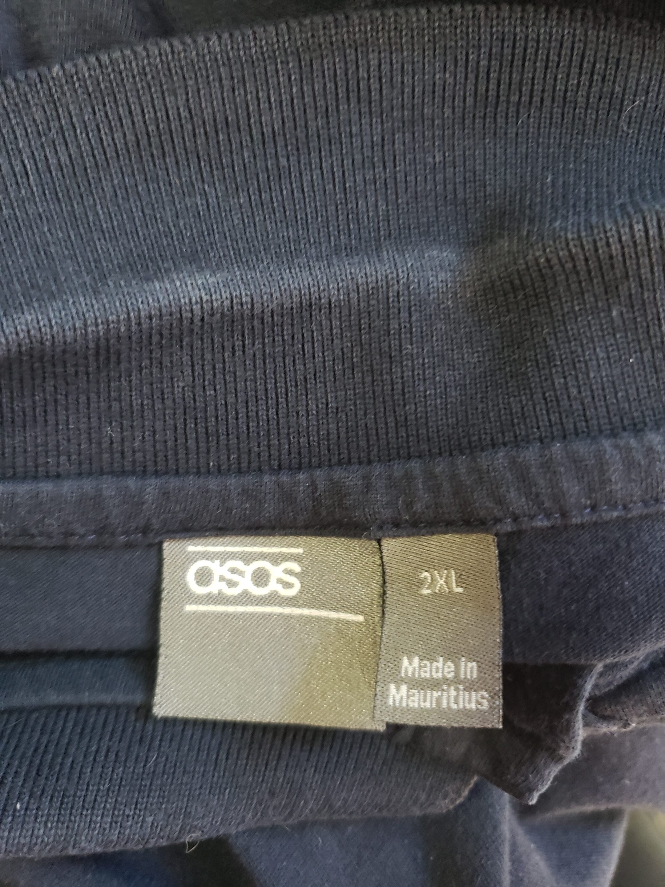 Чоловіче темно-синє поло Asos розмір 2XL 3 Чоловіче темно-синє поло Asos розмір 2XL - Зображення 3