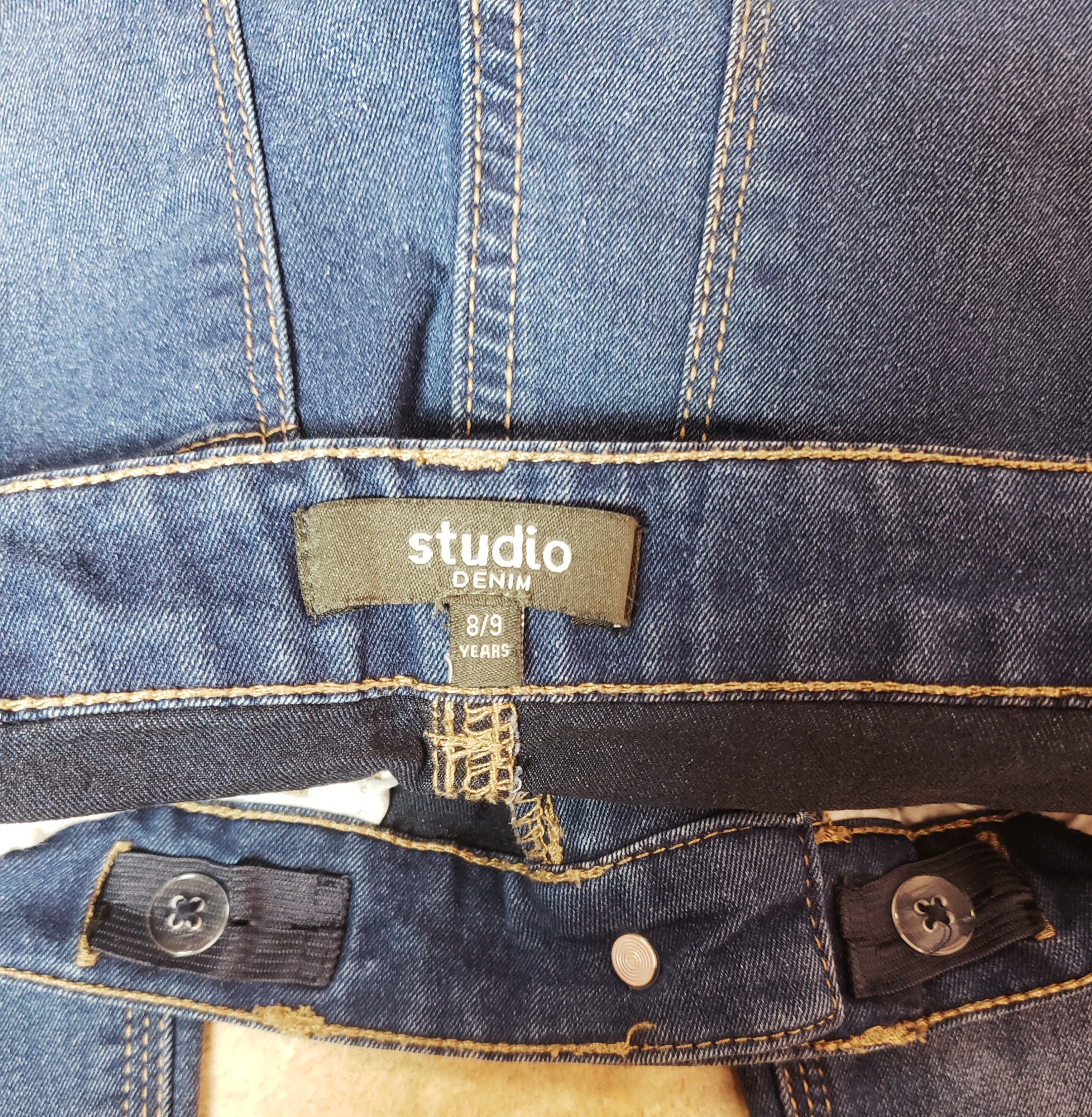 Сині джинси для хлопчика Studio Denim розмір 8-9 3 Сині джинси для хлопчика Studio Denim розмір 8-9 - Зображення 3