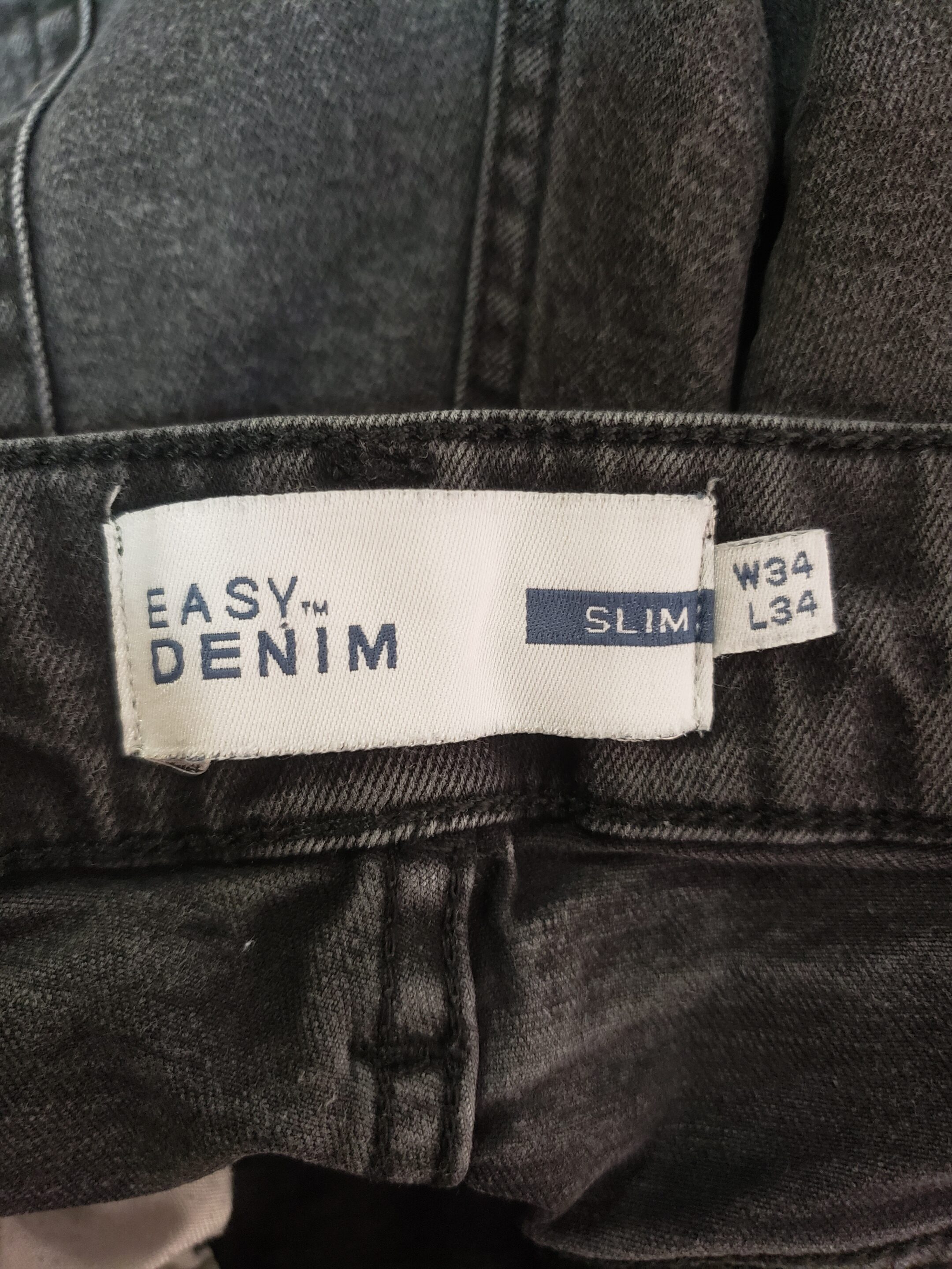 Чоловічі чорні джинси Easy Denim розмір 34 4 Чоловічі чорні джинси Easy Denim розмір 34 - Зображення 4