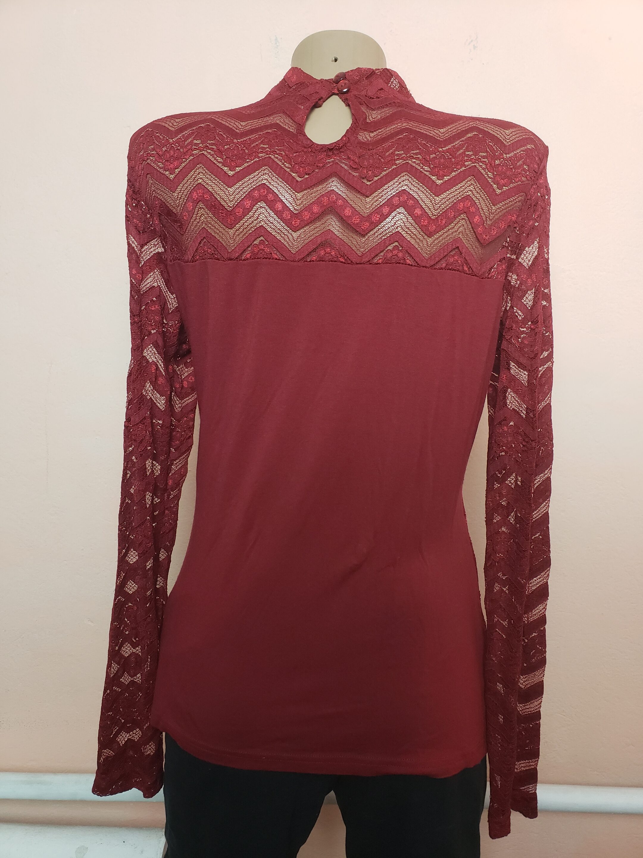 Жіноча бордова блузка Dorothy Perkins розмір UK 14 6 Жіноча бордова блузка Dorothy Perkins розмір UK 14 - Зображення 6