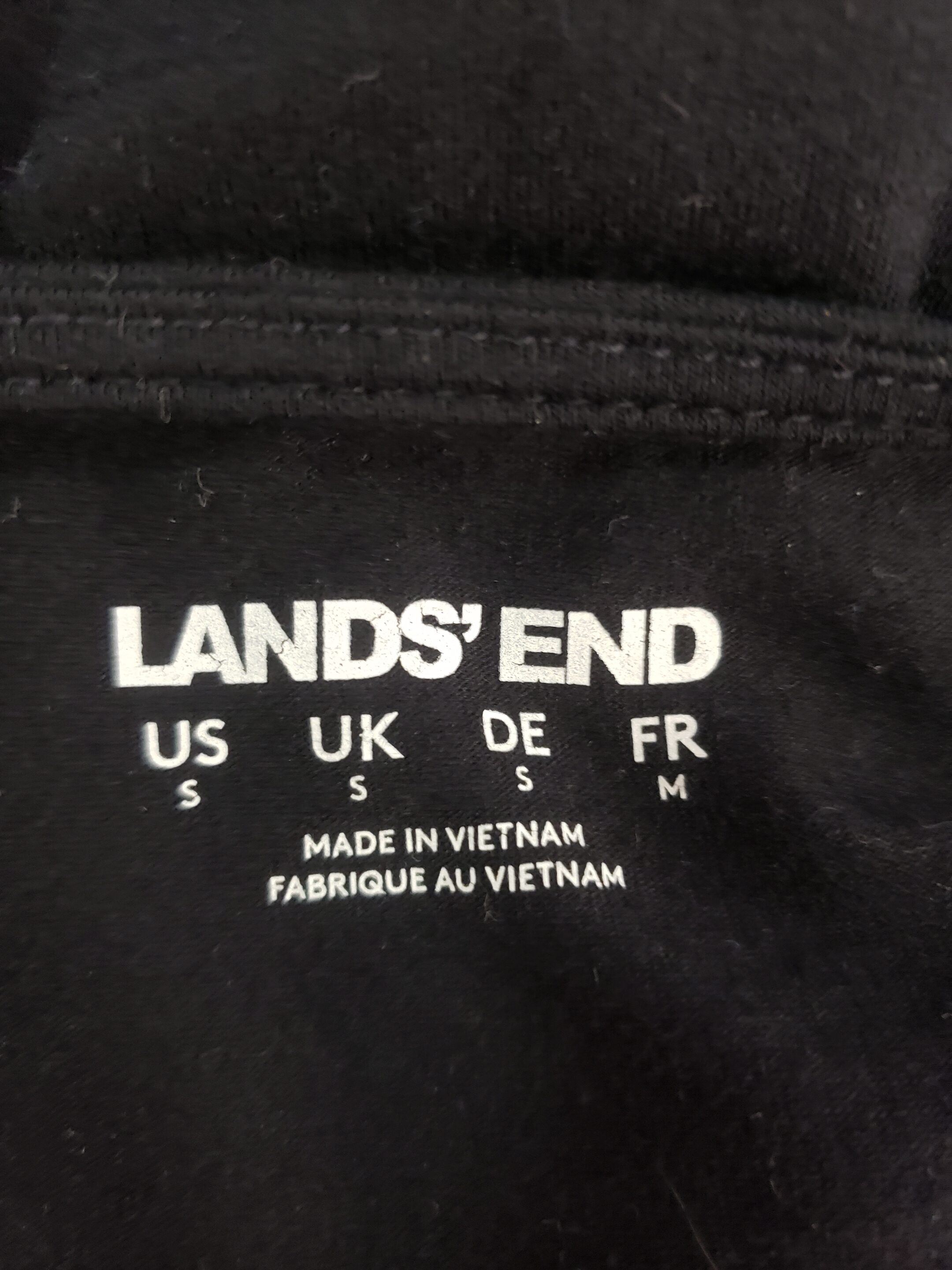 Жіноча чорна блузка Lands' End розмір S 5 Жіноча чорна блузка Lands' End розмір S - Зображення 5