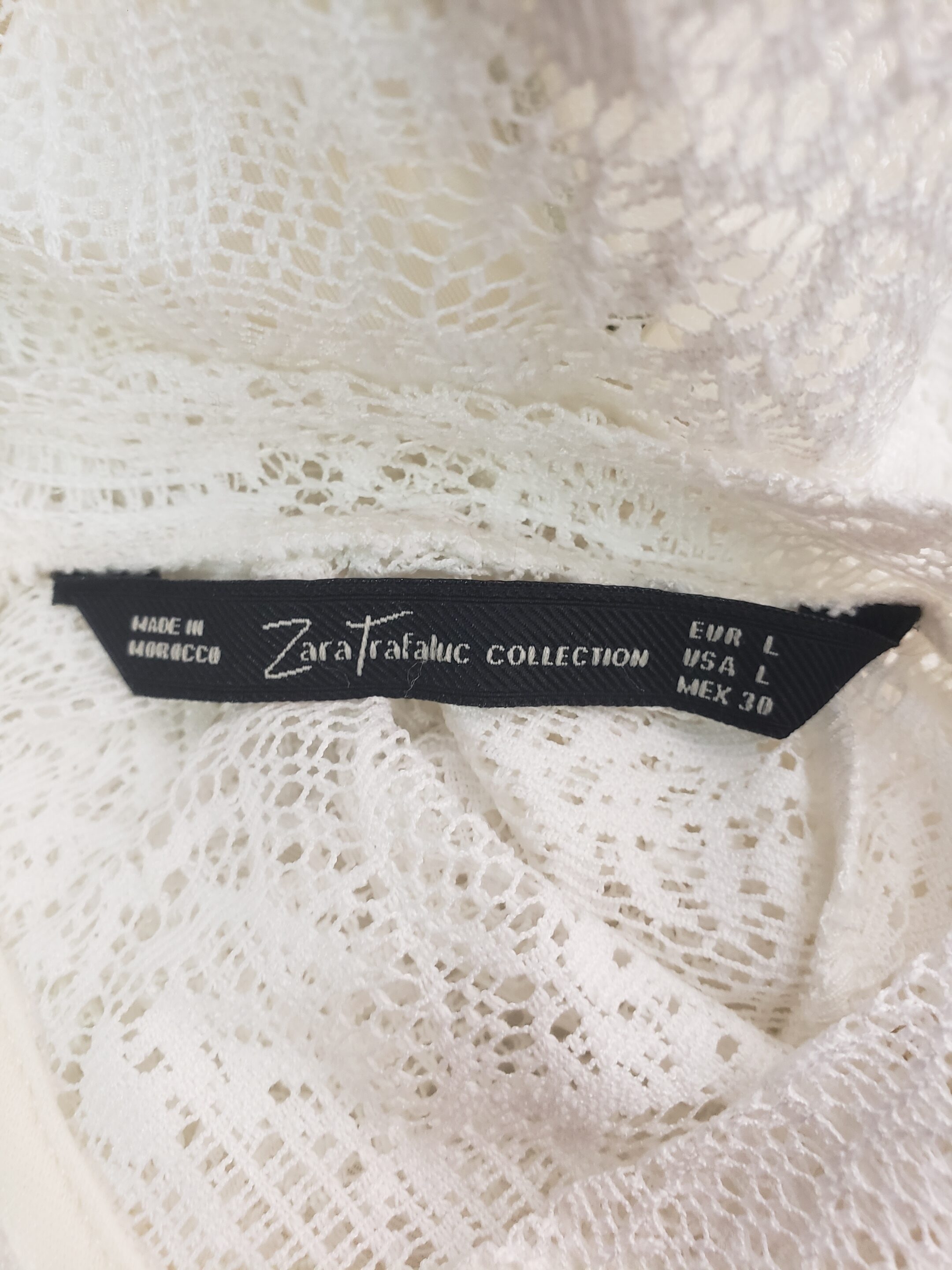 Жіноча біла сукня Zara Trafaluc Collection розмір L 9 Жіноча біла сукня Zara Trafaluc Collection розмір L - Зображення 9