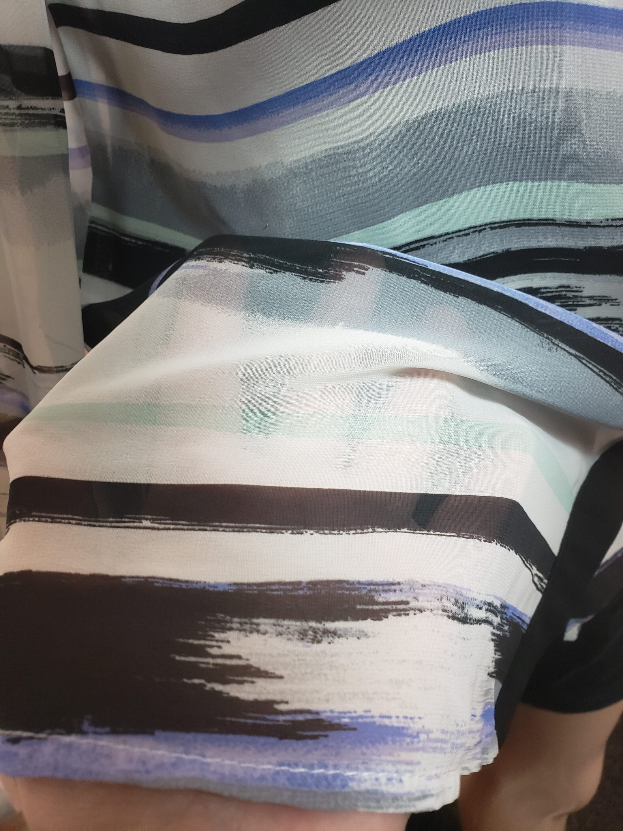 Жіноча блакитна блузка Coleen розмір L-XL літо 4 Жіноча блакитна блузка Coleen розмір L-XL літо - Зображення 4