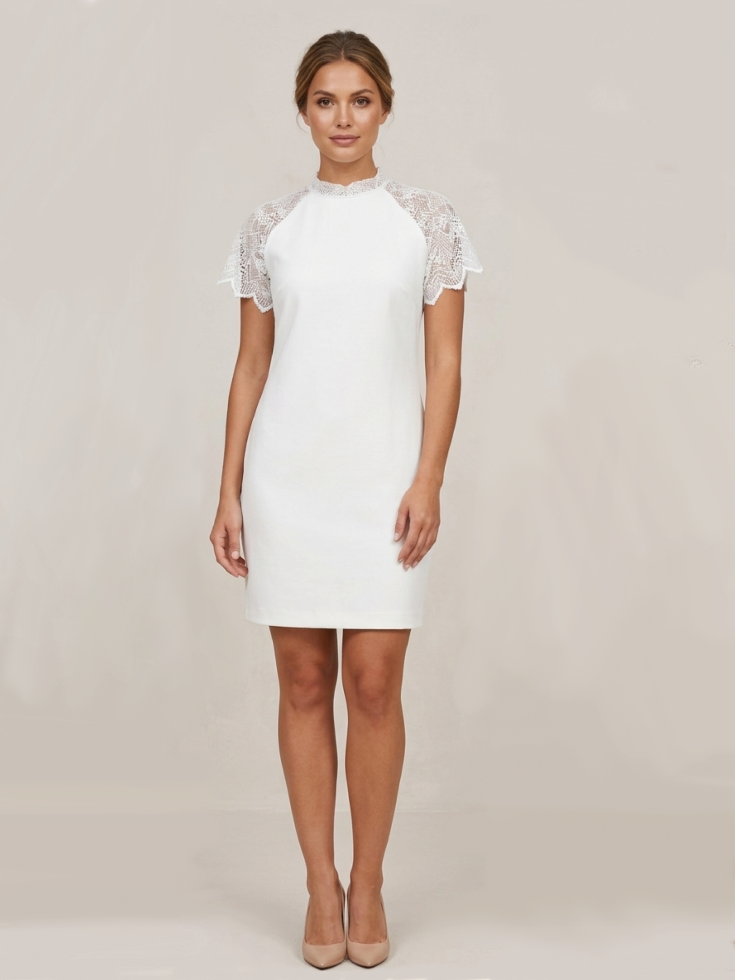 Жіноча біла сукня Zara Trafaluc Collection розмір L 1 Жіноча біла сукня Zara Trafaluc Collection розмір L