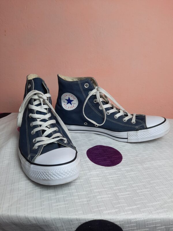 Високі кеди Converse Chuck Taylor All Star темно-сині розмір 45 унісекс - photo 2 24